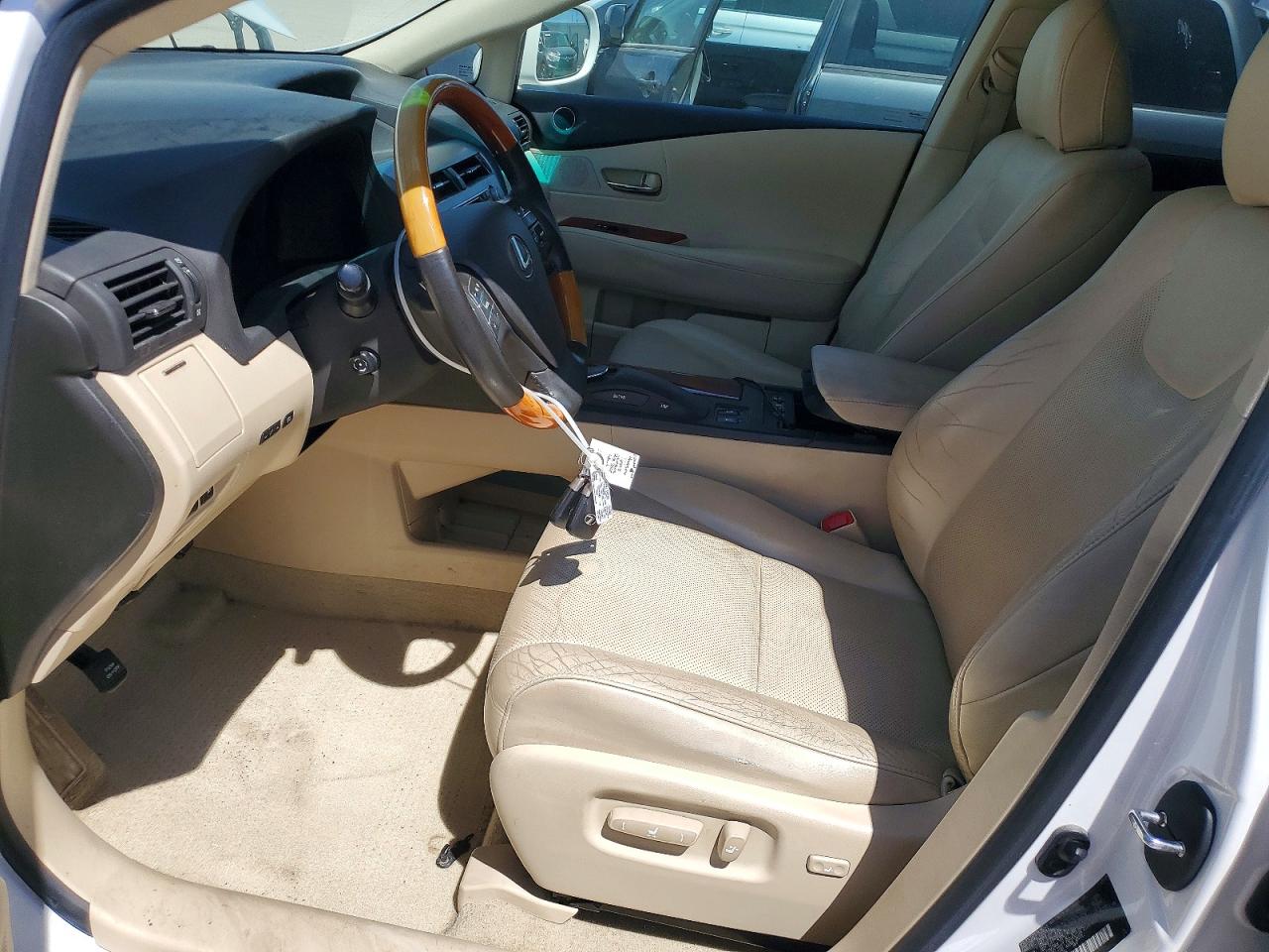 2012 Lexus Rx 350 White vin: 2T2BK1BA5CC134006