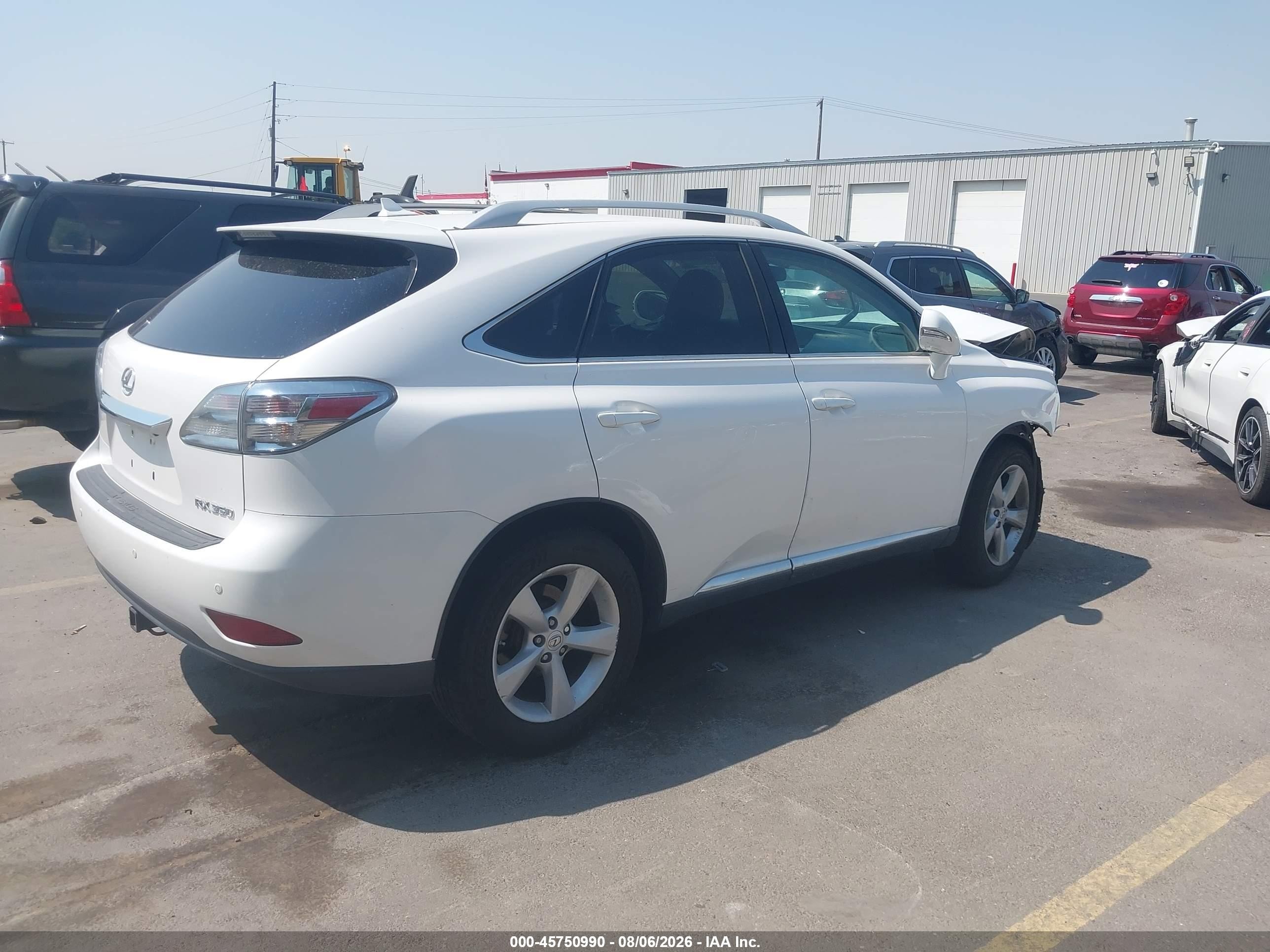 2012 Lexus Rx 350   Белый vin: 2T2BK1BA5CC137553