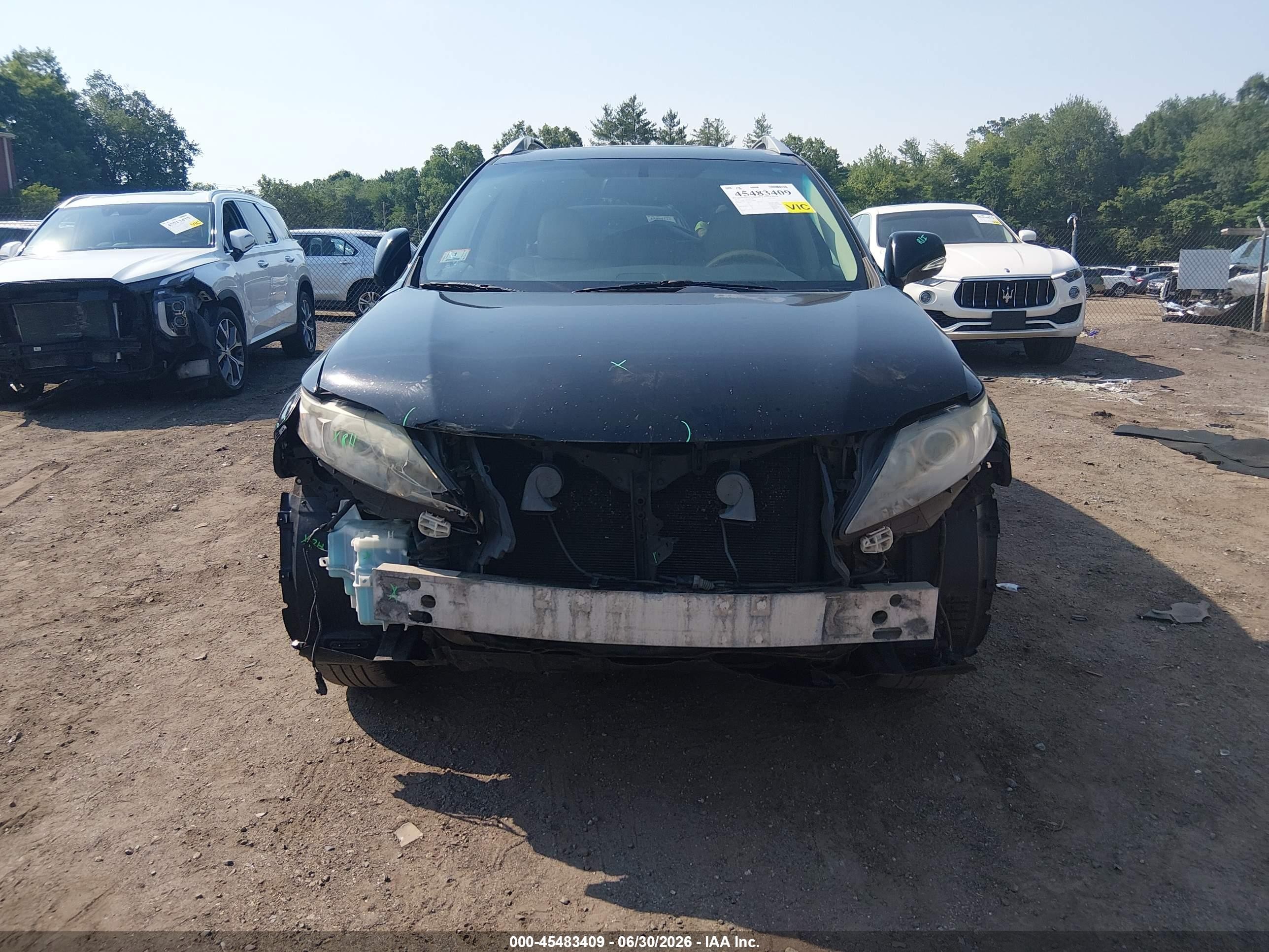 2012 Lexus Rx 350   Black vin: 2T2BK1BA5CC138489