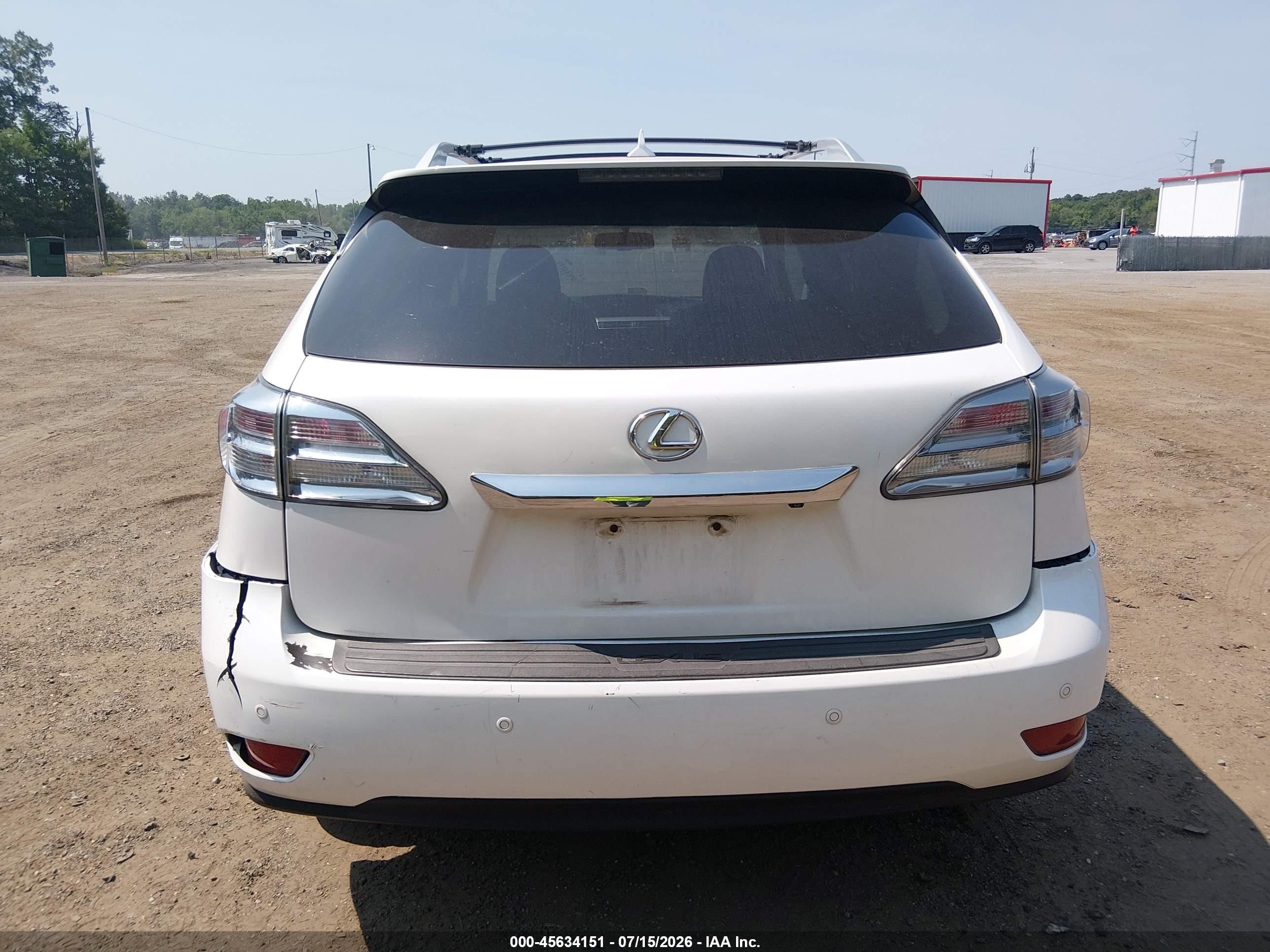 2012 Lexus Rx 350   White vin: 2T2BK1BA5CC142624
