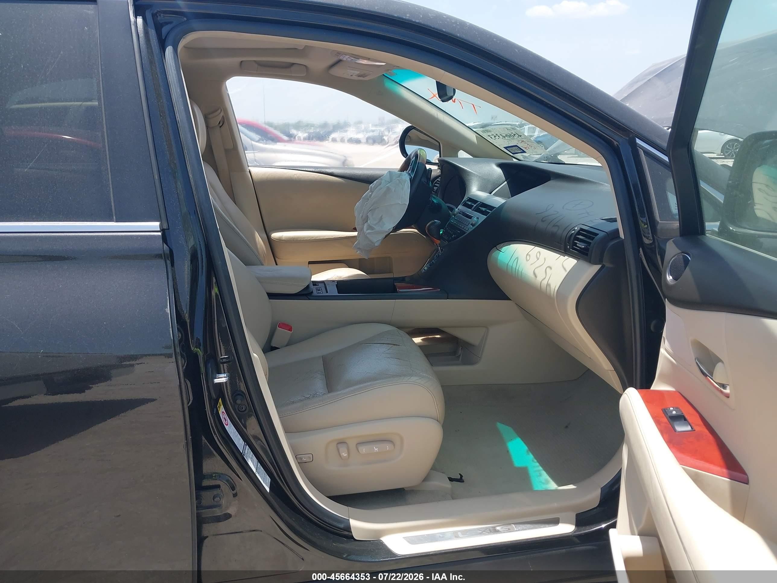 2012 Lexus Rx 350   Black vin: 2T2BK1BA5CC143269