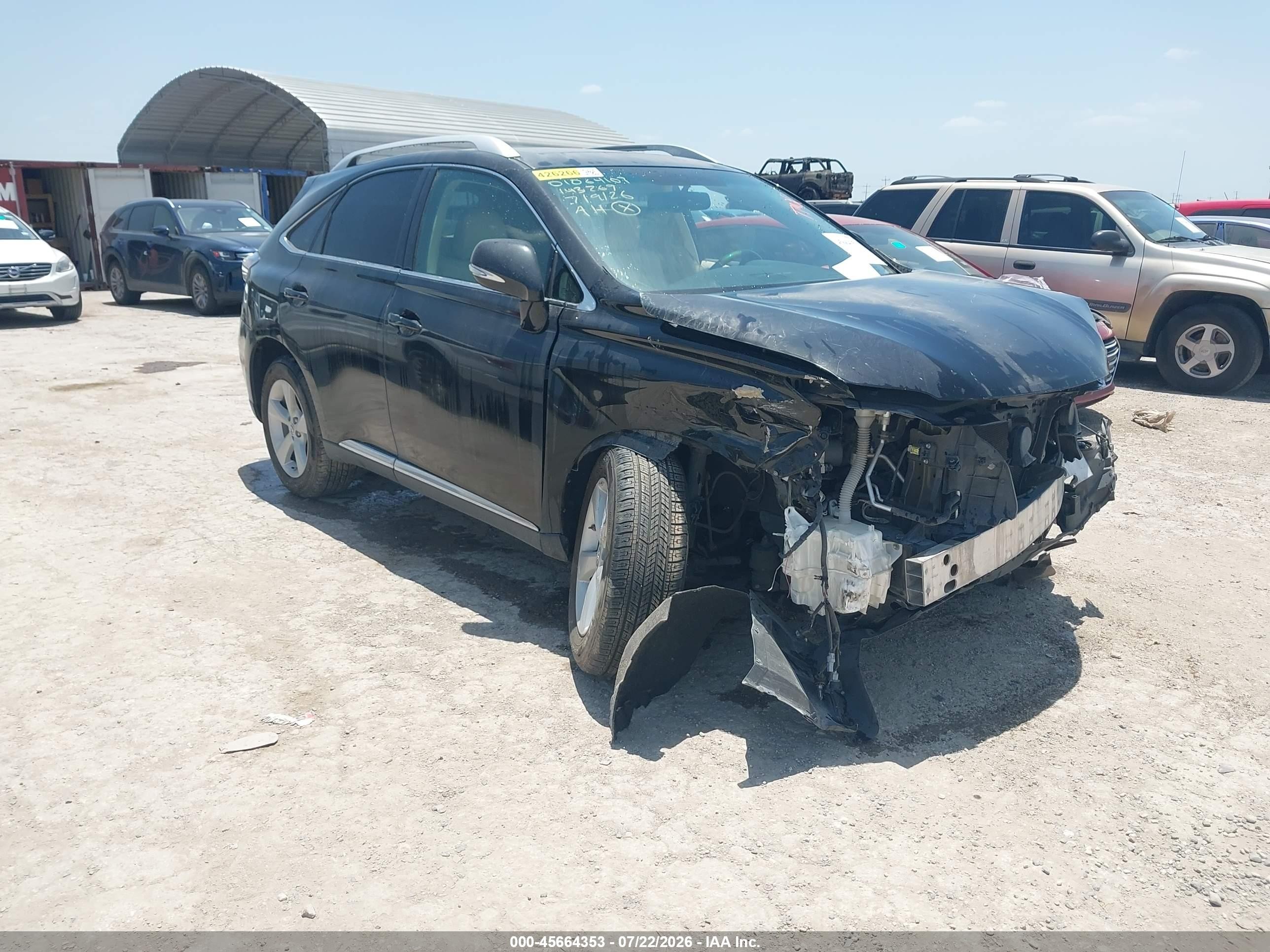 2012 Lexus Rx 350   Black vin: 2T2BK1BA5CC143269