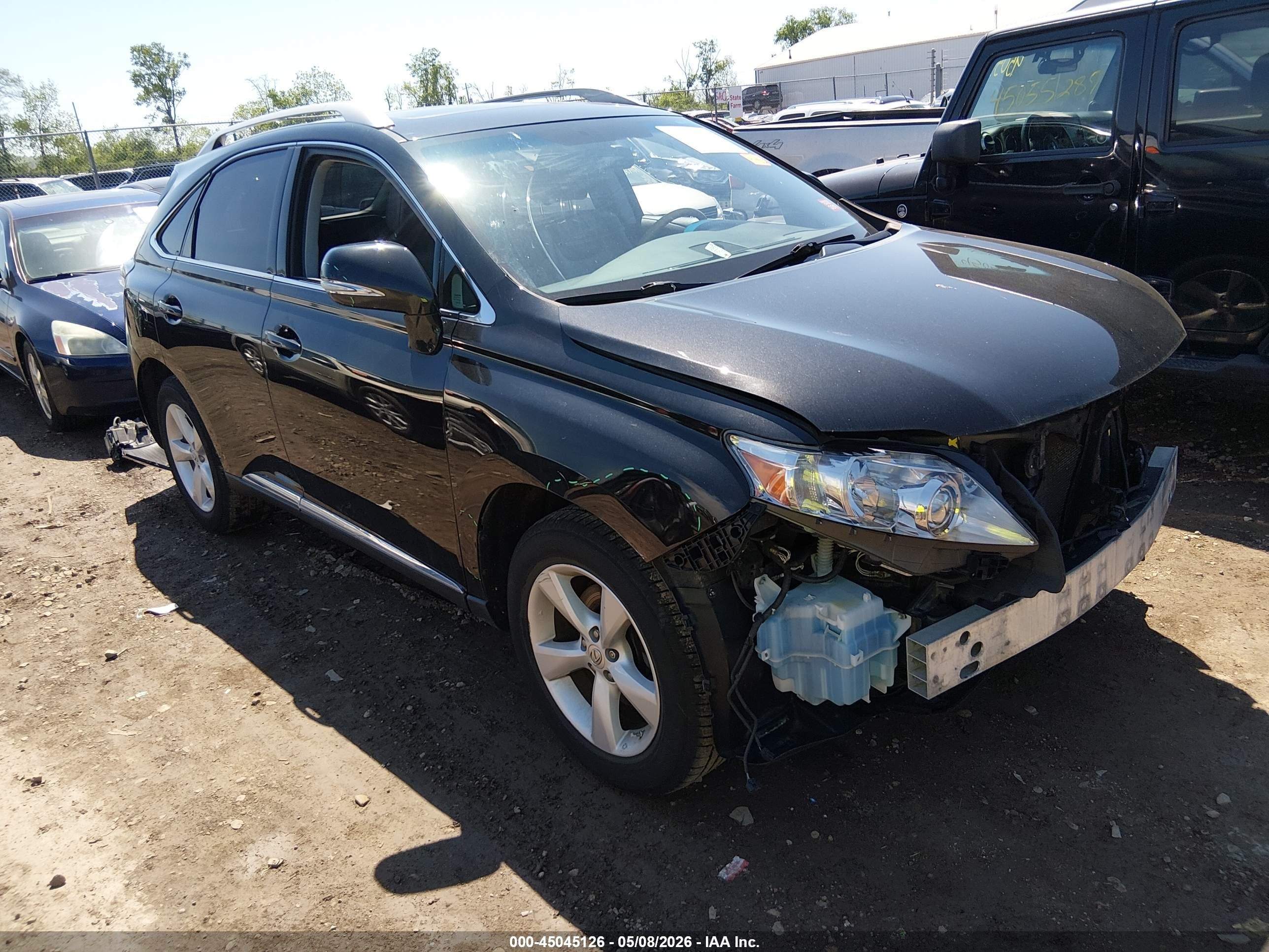 2012 Lexus Rx 350   Black vin: 2T2BK1BA5CC144583