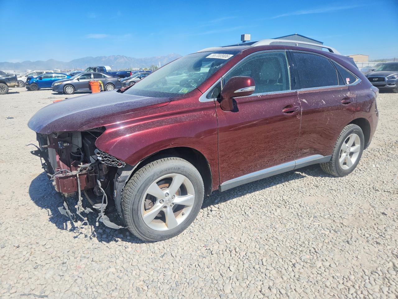 2013 Lexus Rx 350 Base Burgundy vin: 2T2BK1BA5DC157321