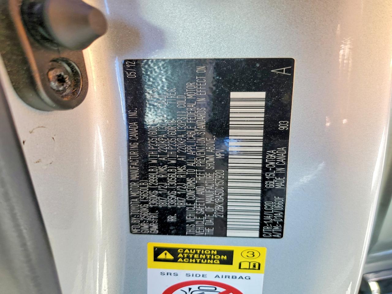 2013 Lexus Rx 350 Base Silver vin: 2T2BK1BA5DC157920