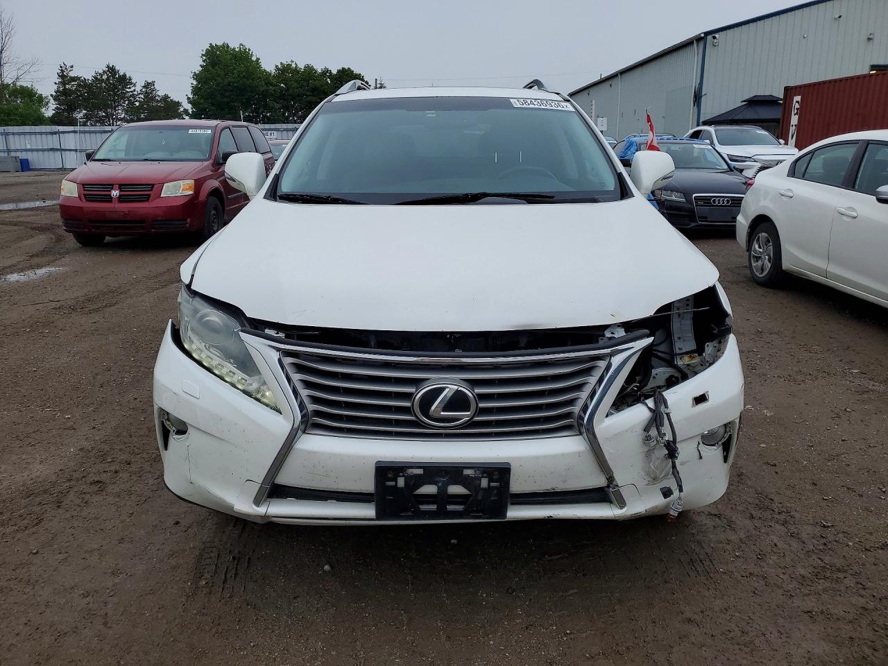 2013 Lexus Rx 350 Base White vin: 2T2BK1BA5DC158548
