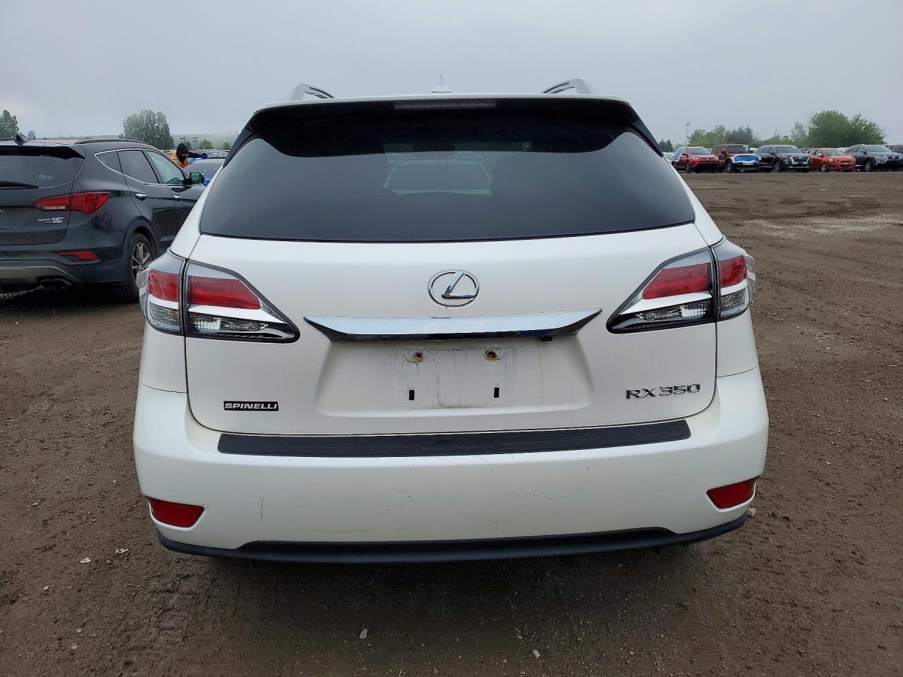 2013 Lexus Rx 350 Base White vin: 2T2BK1BA5DC158548