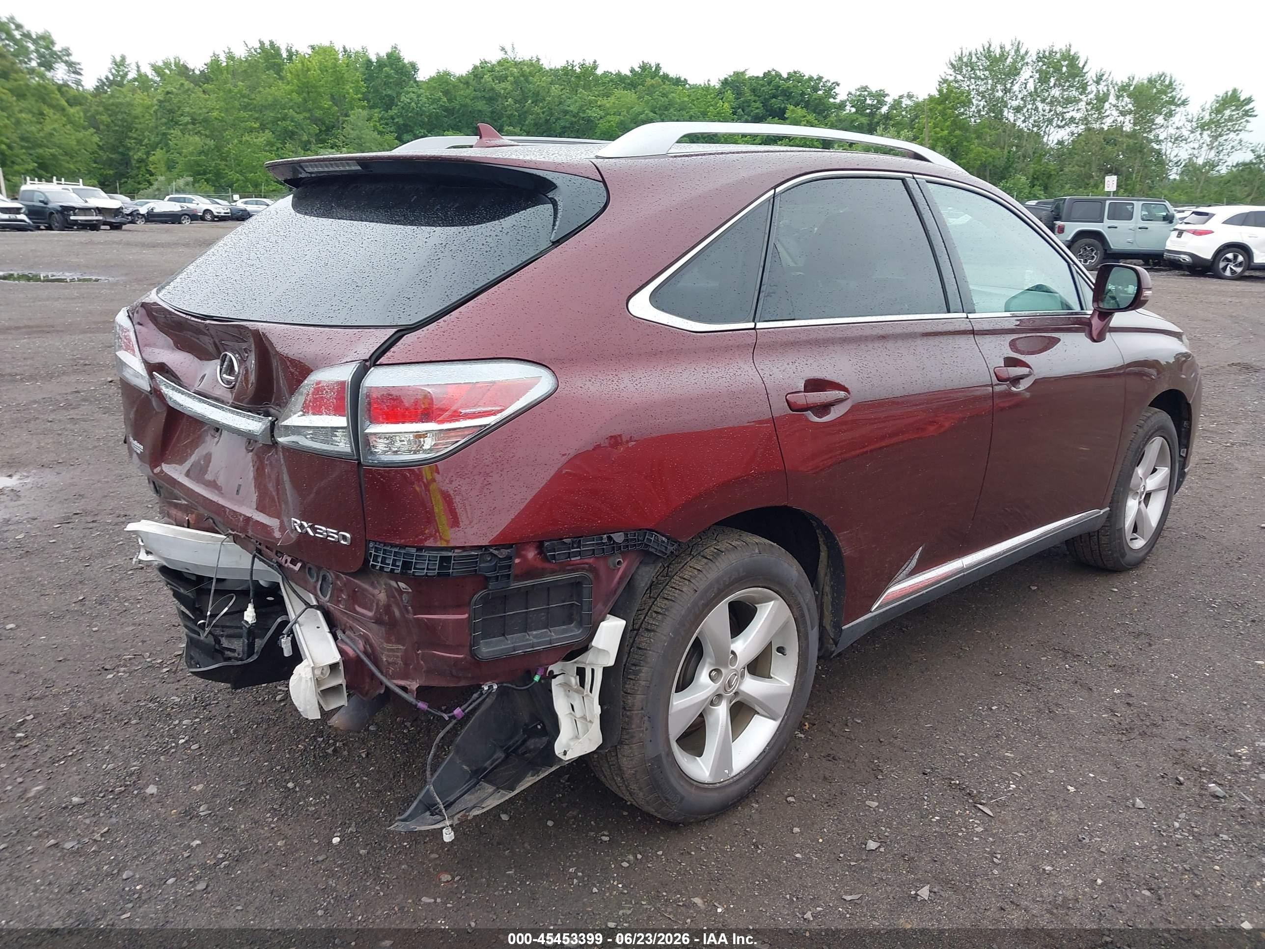 2013 Lexus Rx 350   Burgundy vin: 2T2BK1BA5DC159179