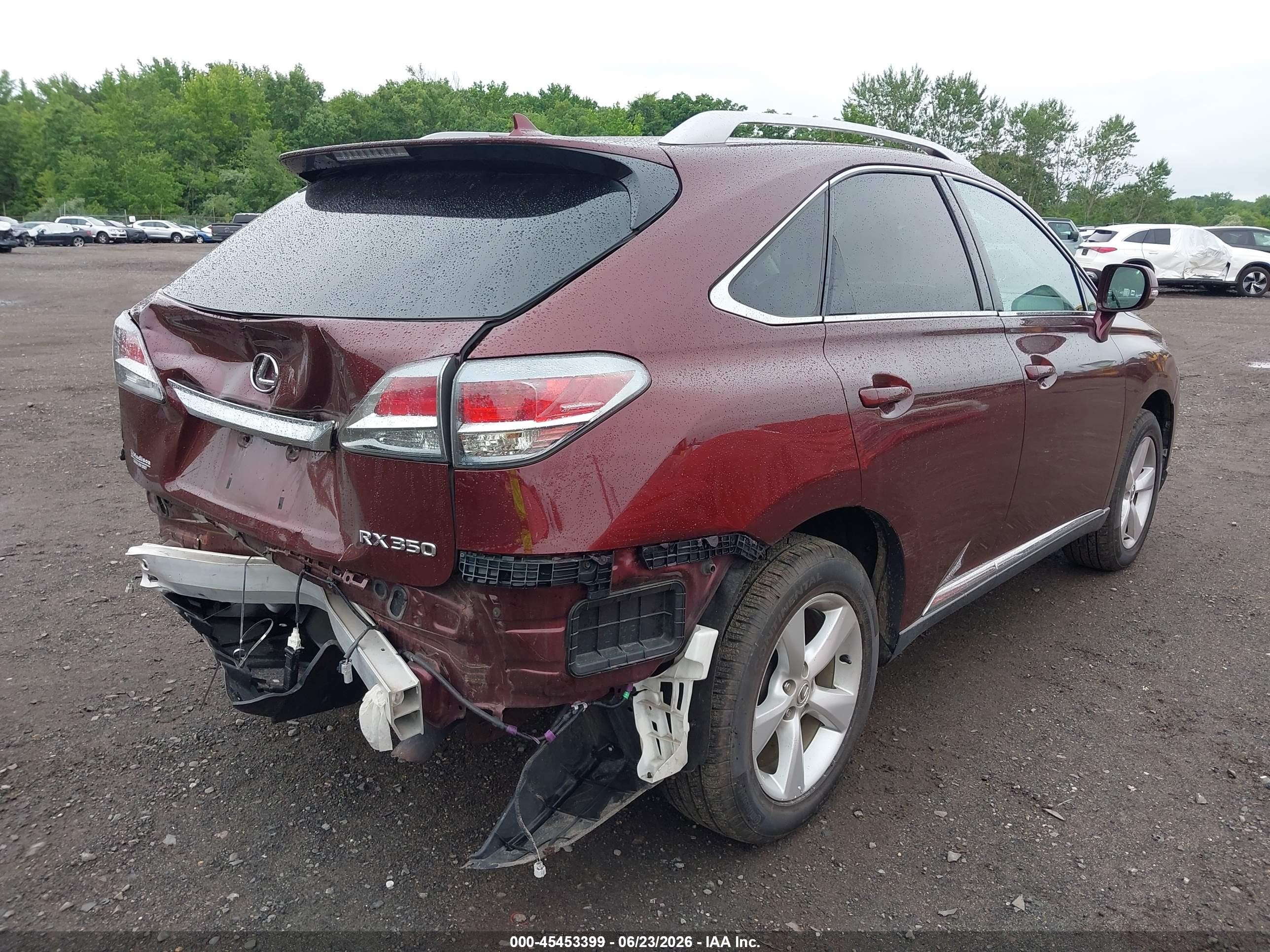 2013 Lexus Rx 350   Burgundy vin: 2T2BK1BA5DC159179
