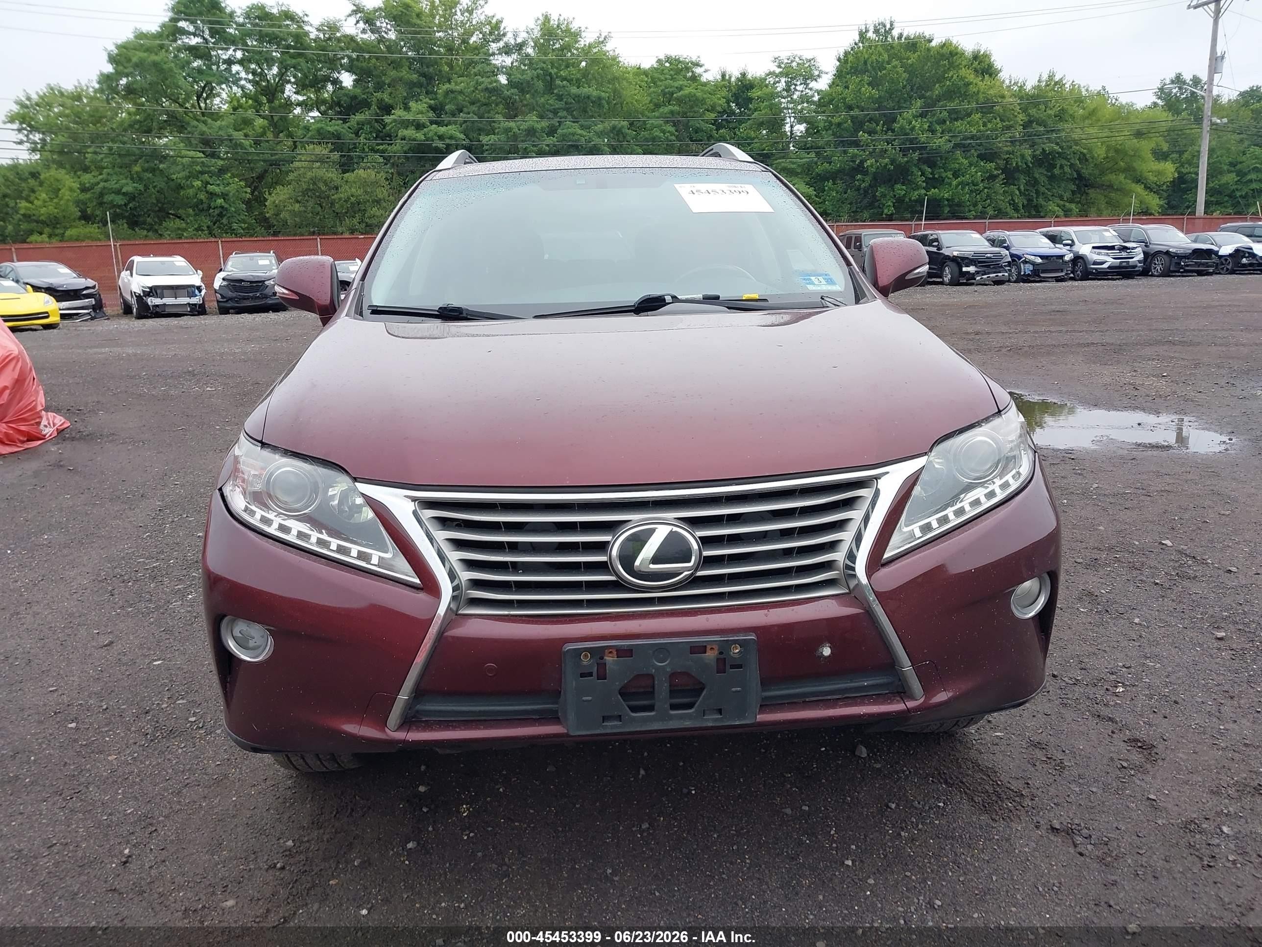 2013 Lexus Rx 350   Burgundy vin: 2T2BK1BA5DC159179
