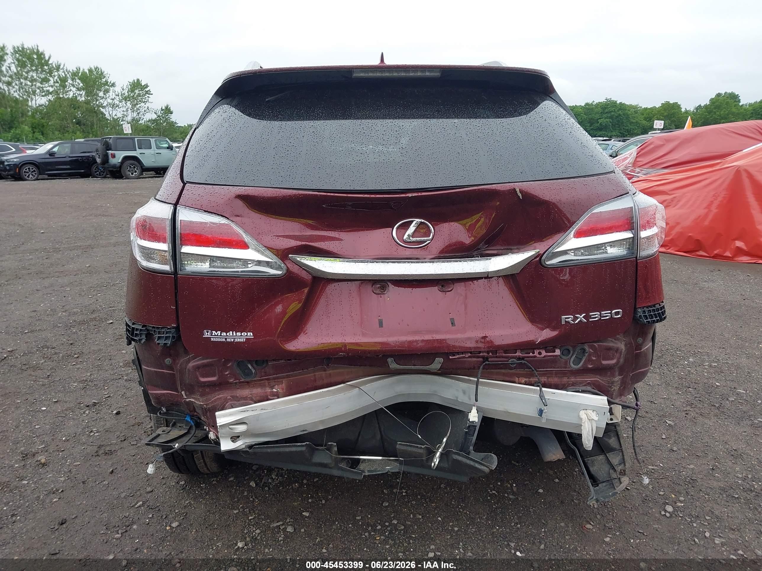 2013 Lexus Rx 350   Burgundy vin: 2T2BK1BA5DC159179