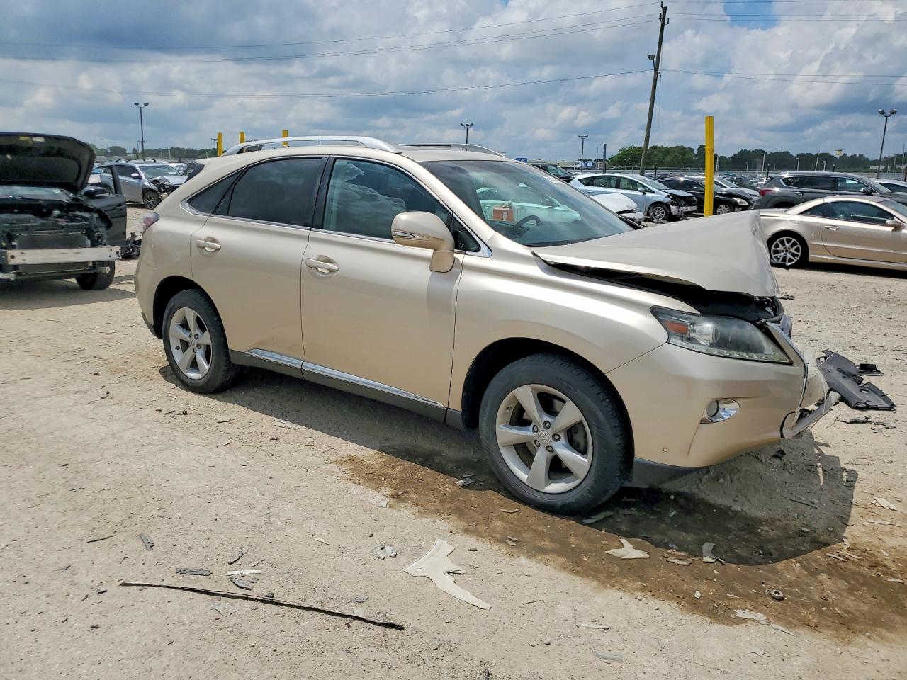2013 Lexus Rx 350 Base Gold vin: 2T2BK1BA5DC168951
