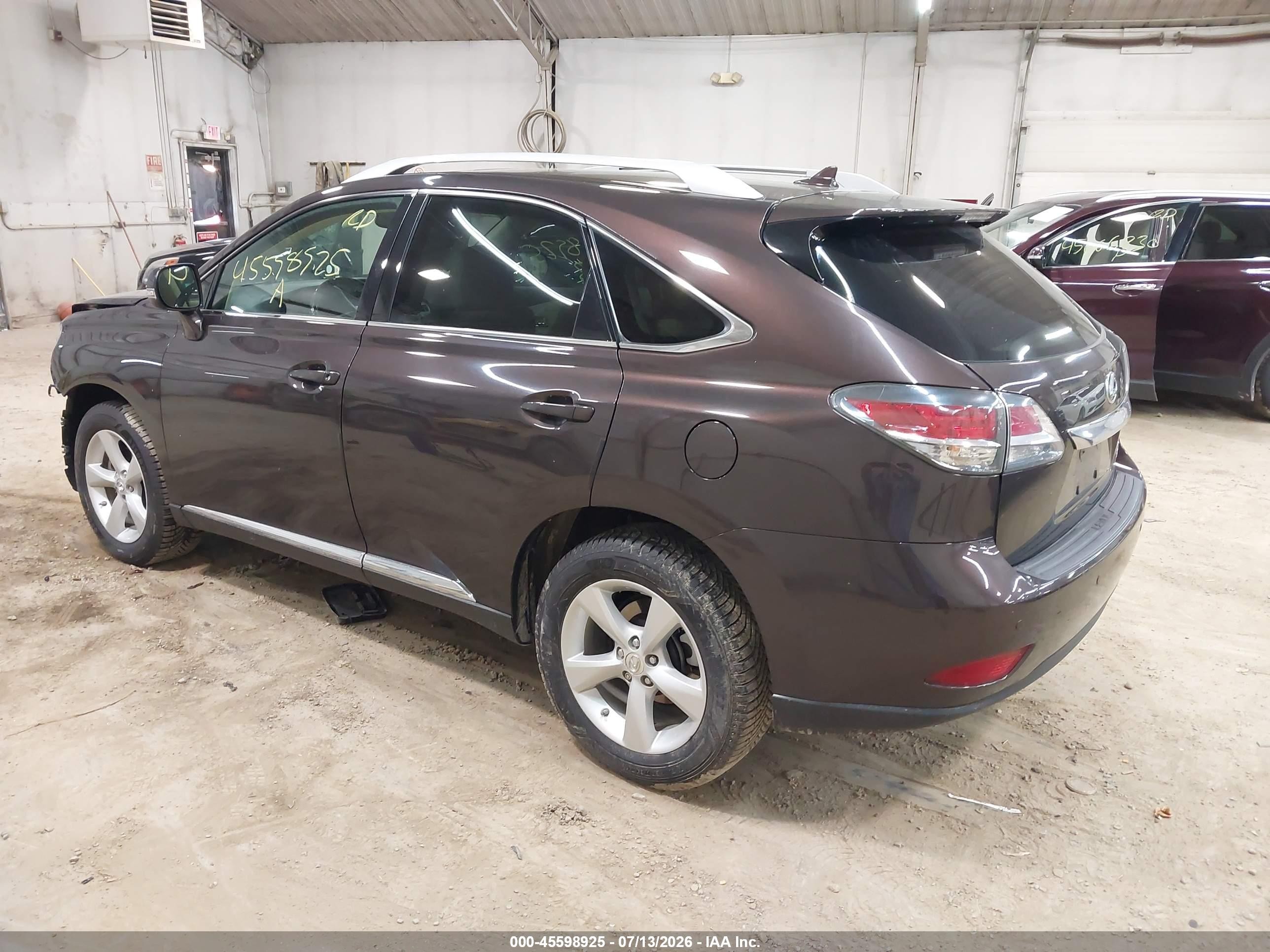 2013 Lexus Rx 350   Серый vin: 2T2BK1BA5DC181327
