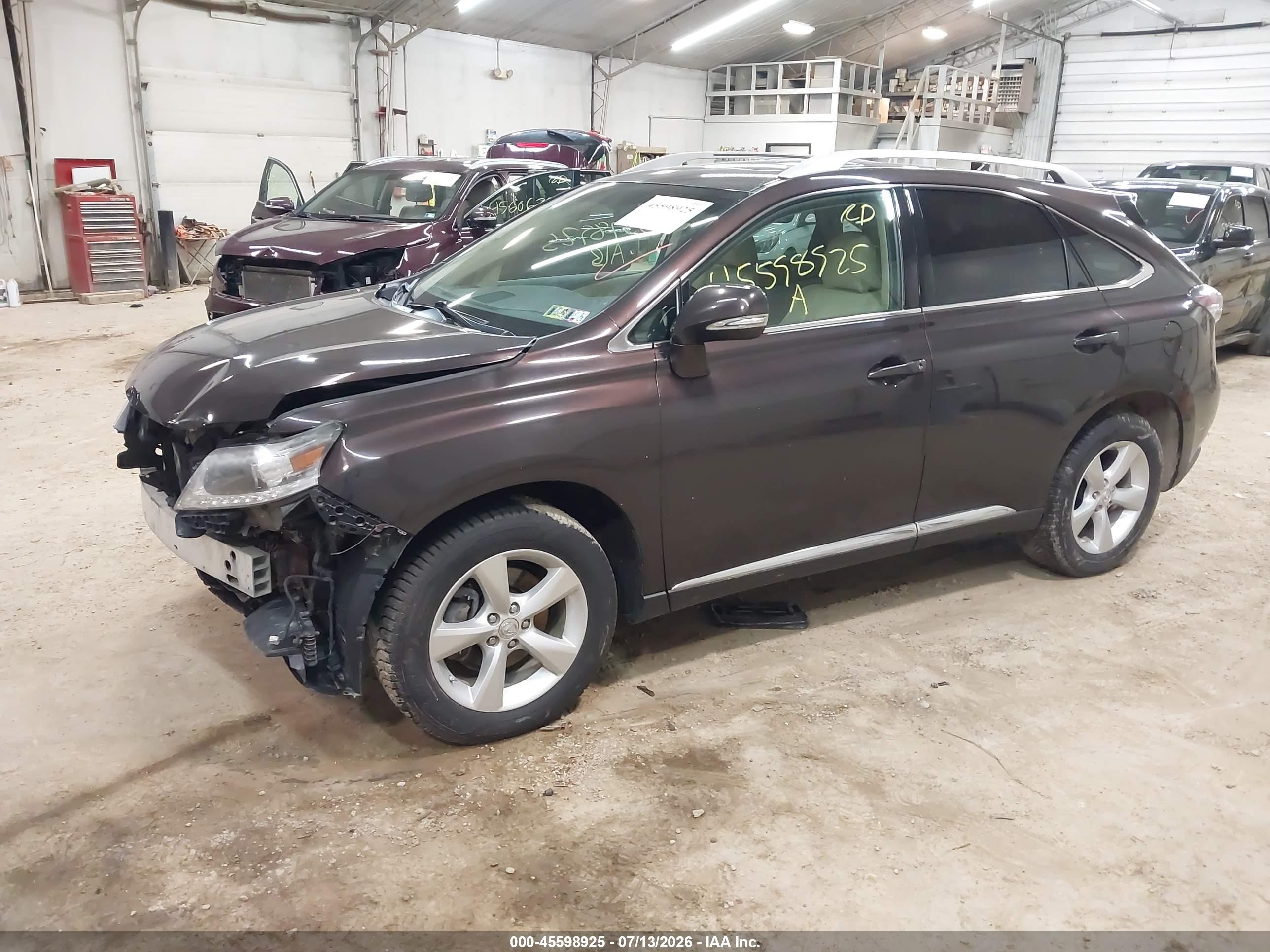 2013 Lexus Rx 350   Серый vin: 2T2BK1BA5DC181327