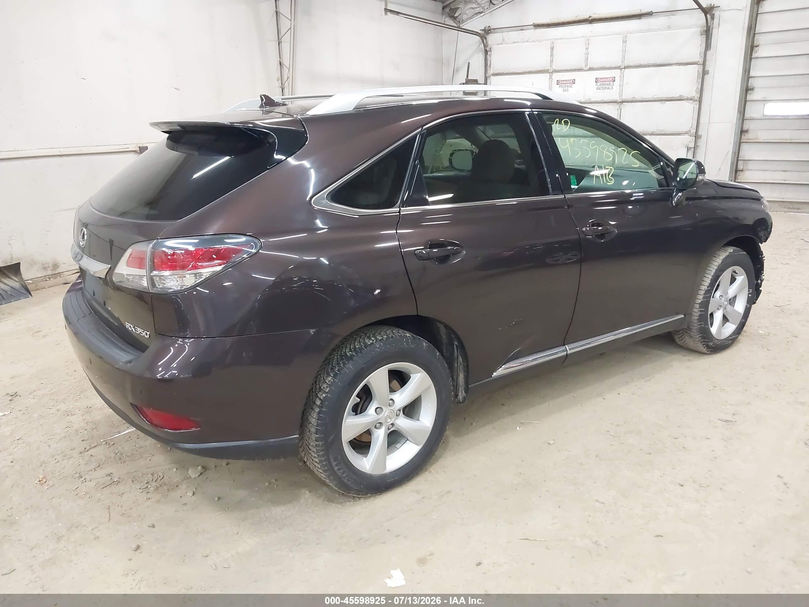 2013 Lexus Rx 350   Серый vin: 2T2BK1BA5DC181327