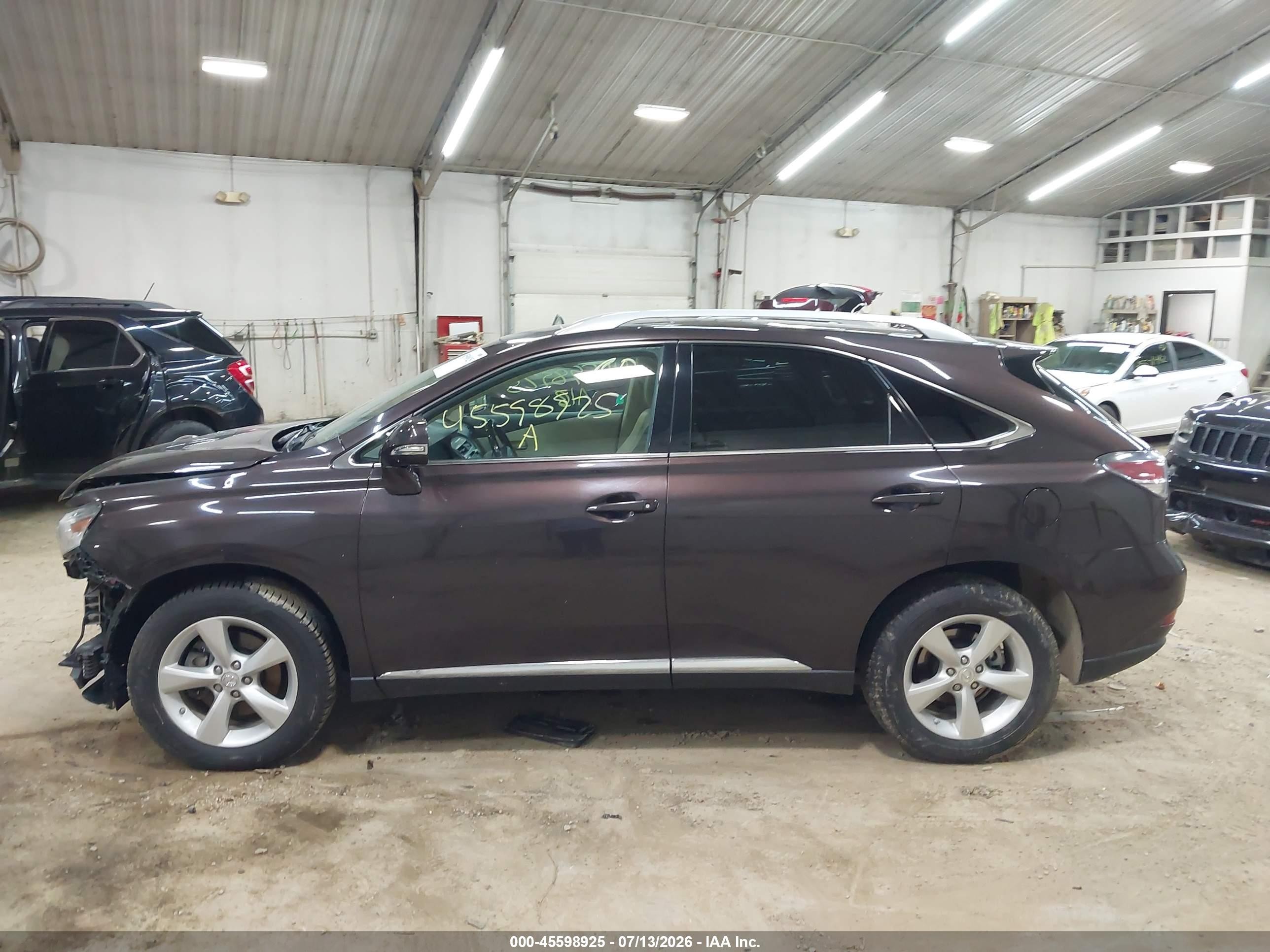 2013 Lexus Rx 350   Серый vin: 2T2BK1BA5DC181327