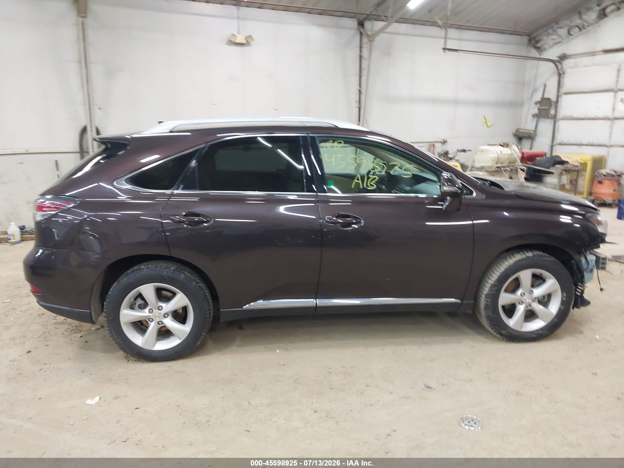 2013 Lexus Rx 350   Серый vin: 2T2BK1BA5DC181327