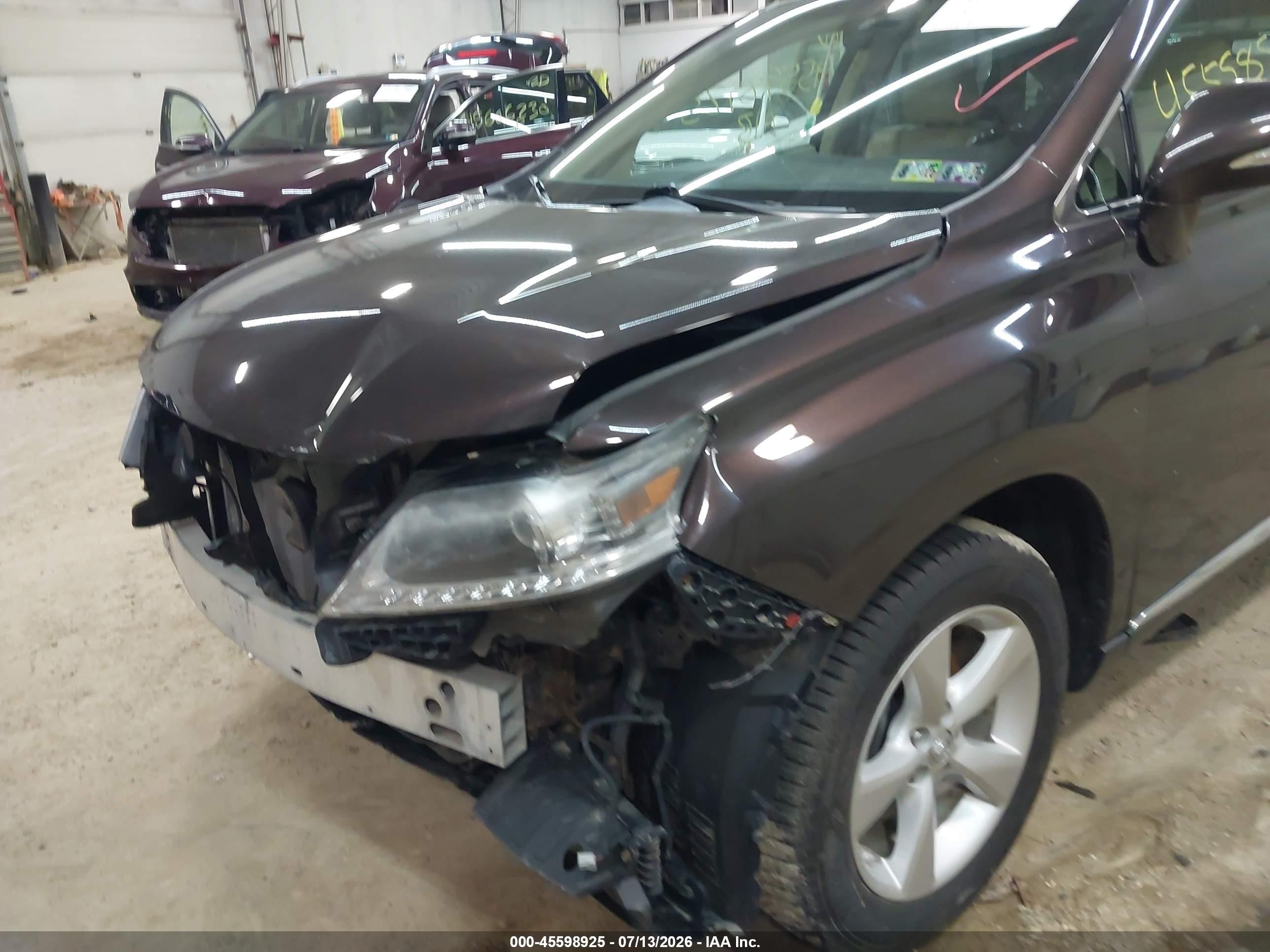2013 Lexus Rx 350   Серый vin: 2T2BK1BA5DC181327