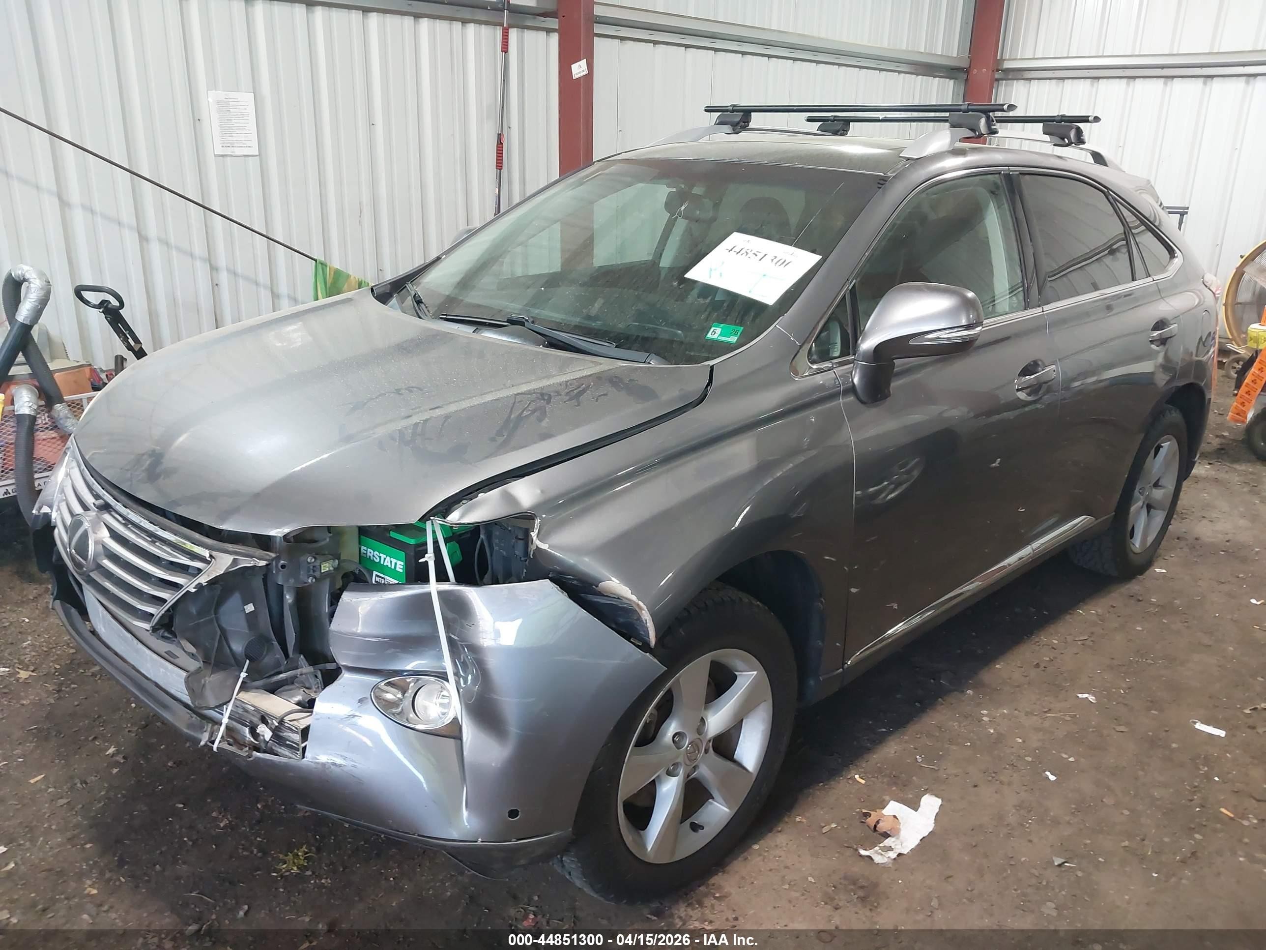 2013 Lexus Rx 350   Gray vin: 2T2BK1BA5DC186365
