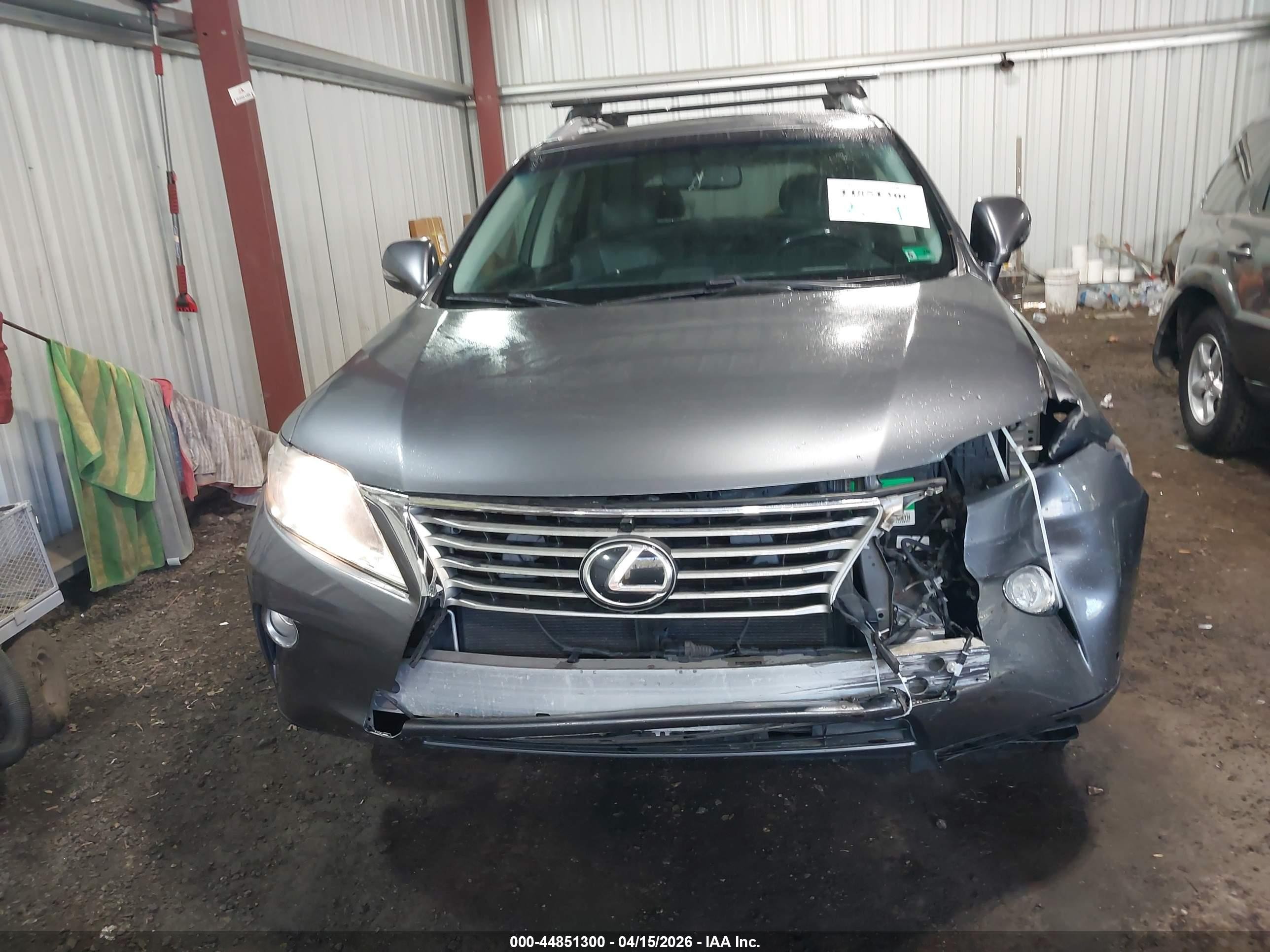 2013 Lexus Rx 350   Gray vin: 2T2BK1BA5DC186365
