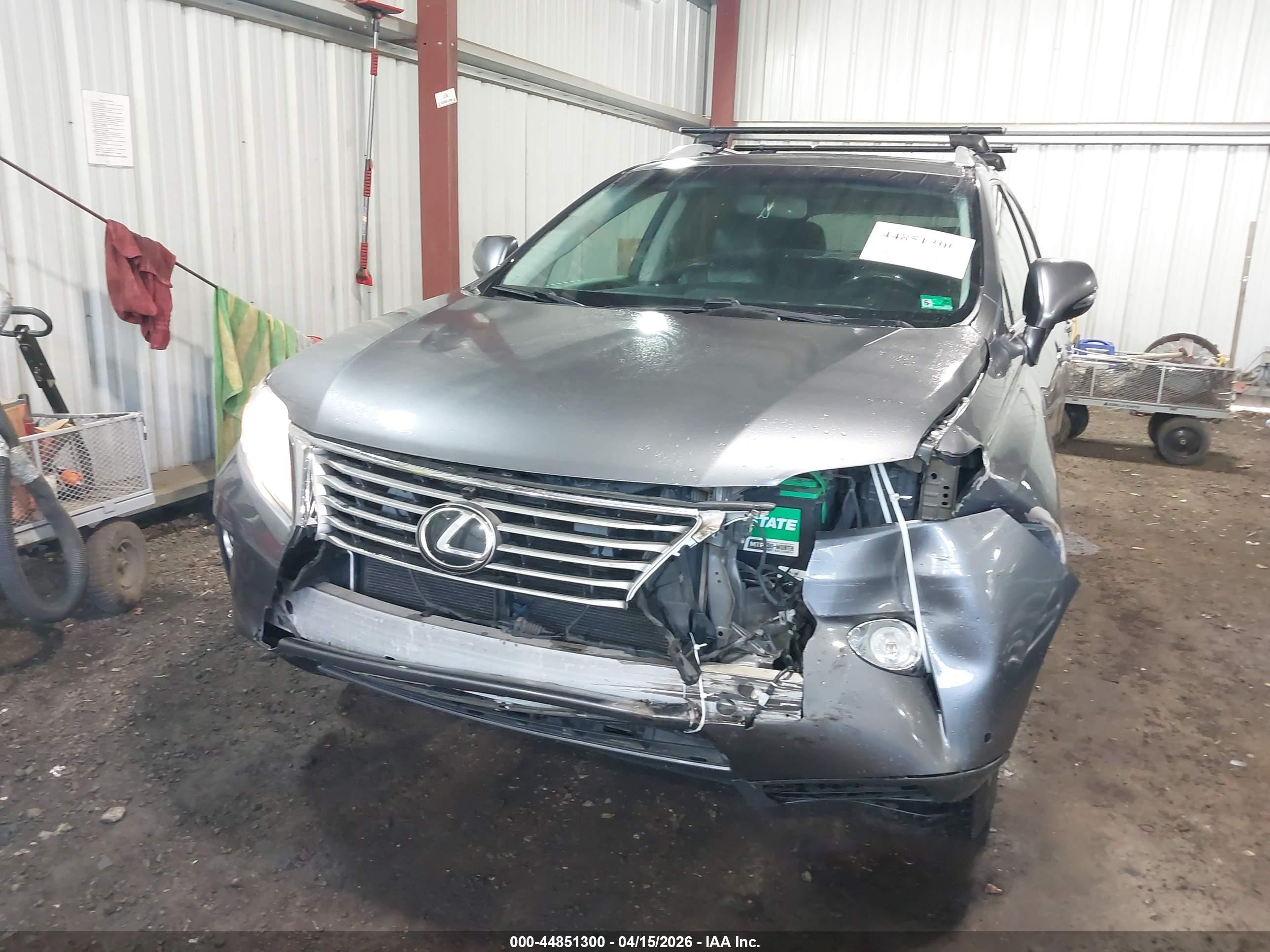 2013 Lexus Rx 350   Gray vin: 2T2BK1BA5DC186365