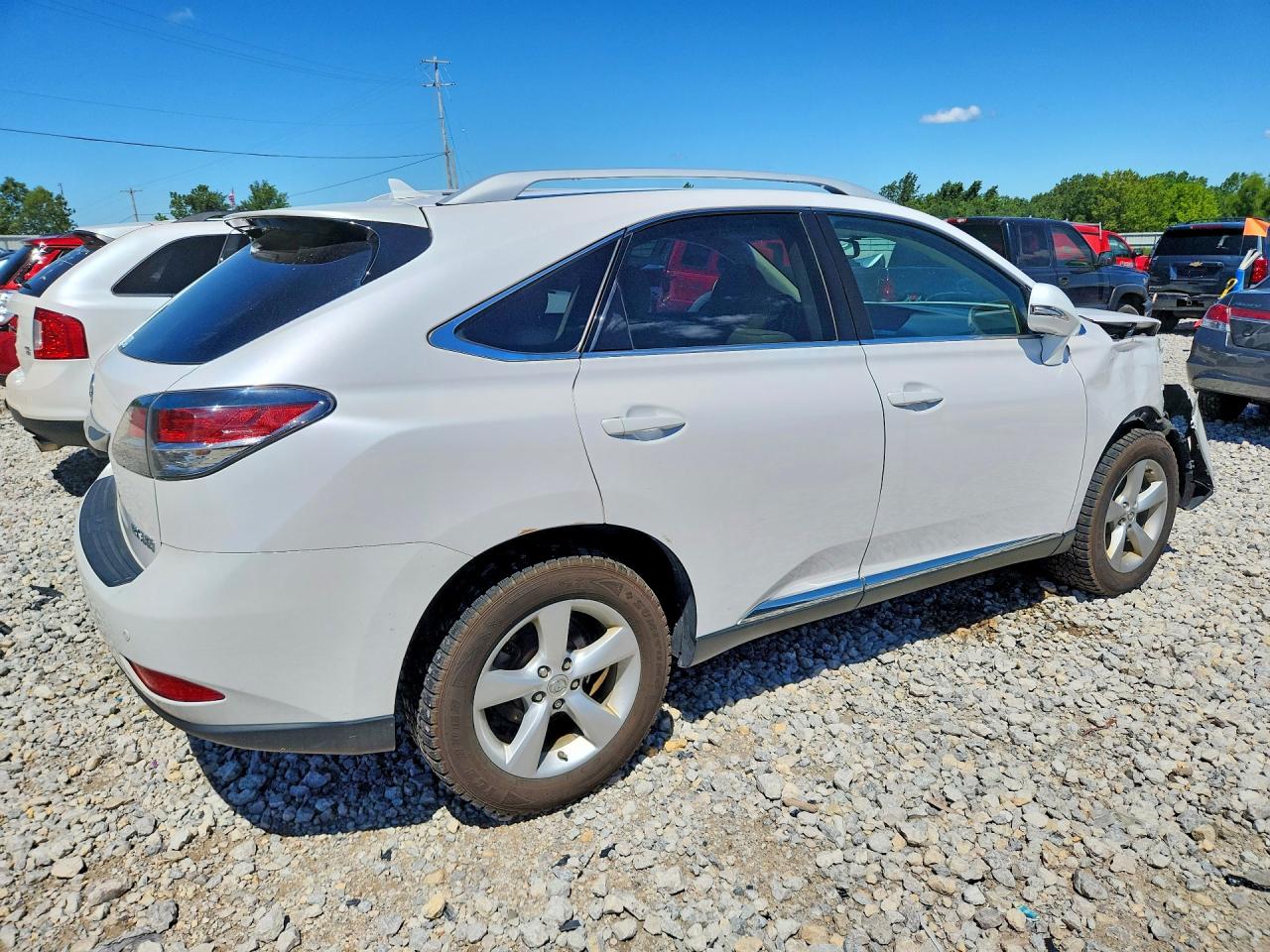 2013 Lexus Rx 350 Base White vin: 2T2BK1BA5DC189279