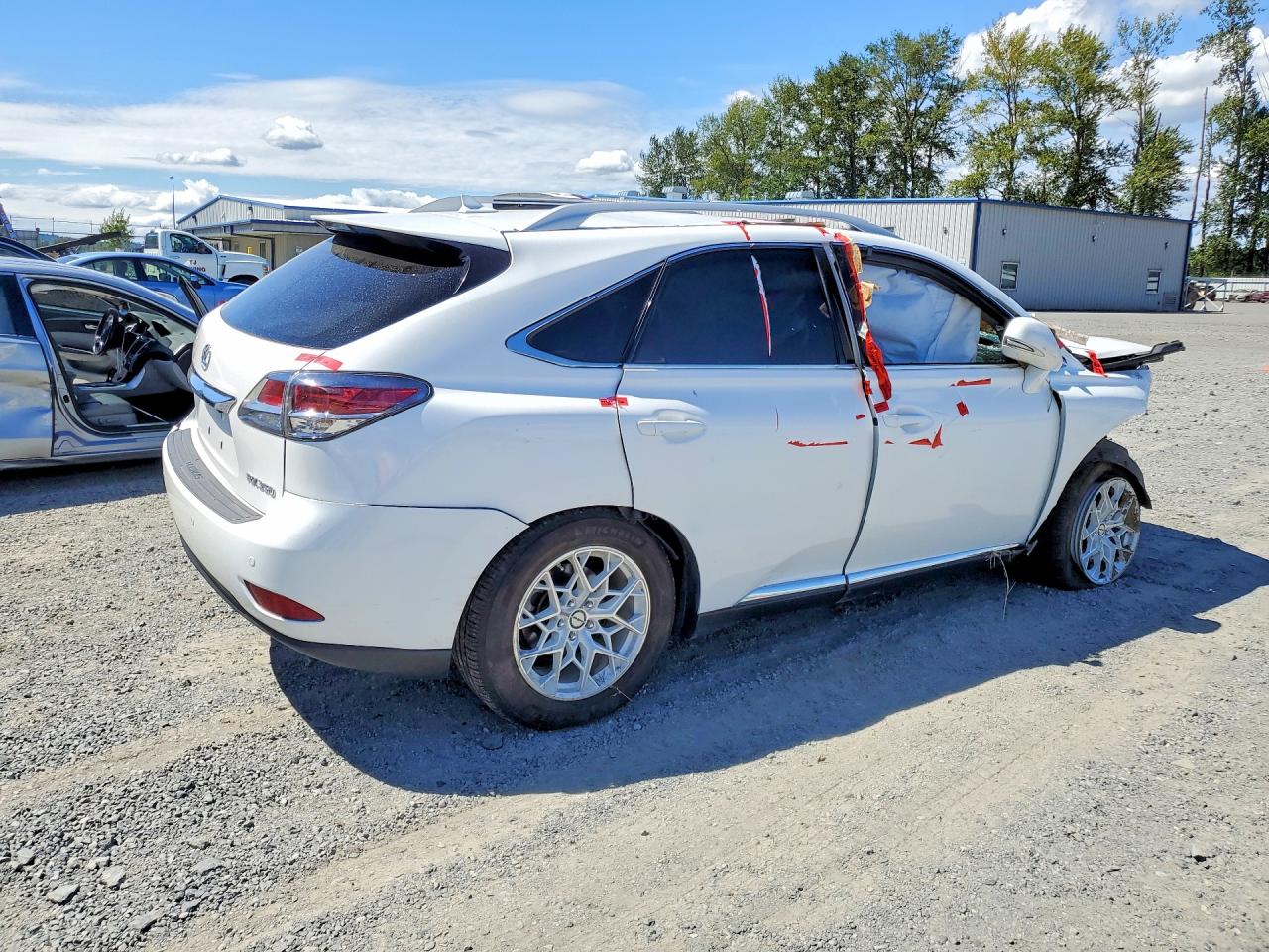 2013 Lexus Rx 350 Base Белый vin: 2T2BK1BA5DC202631