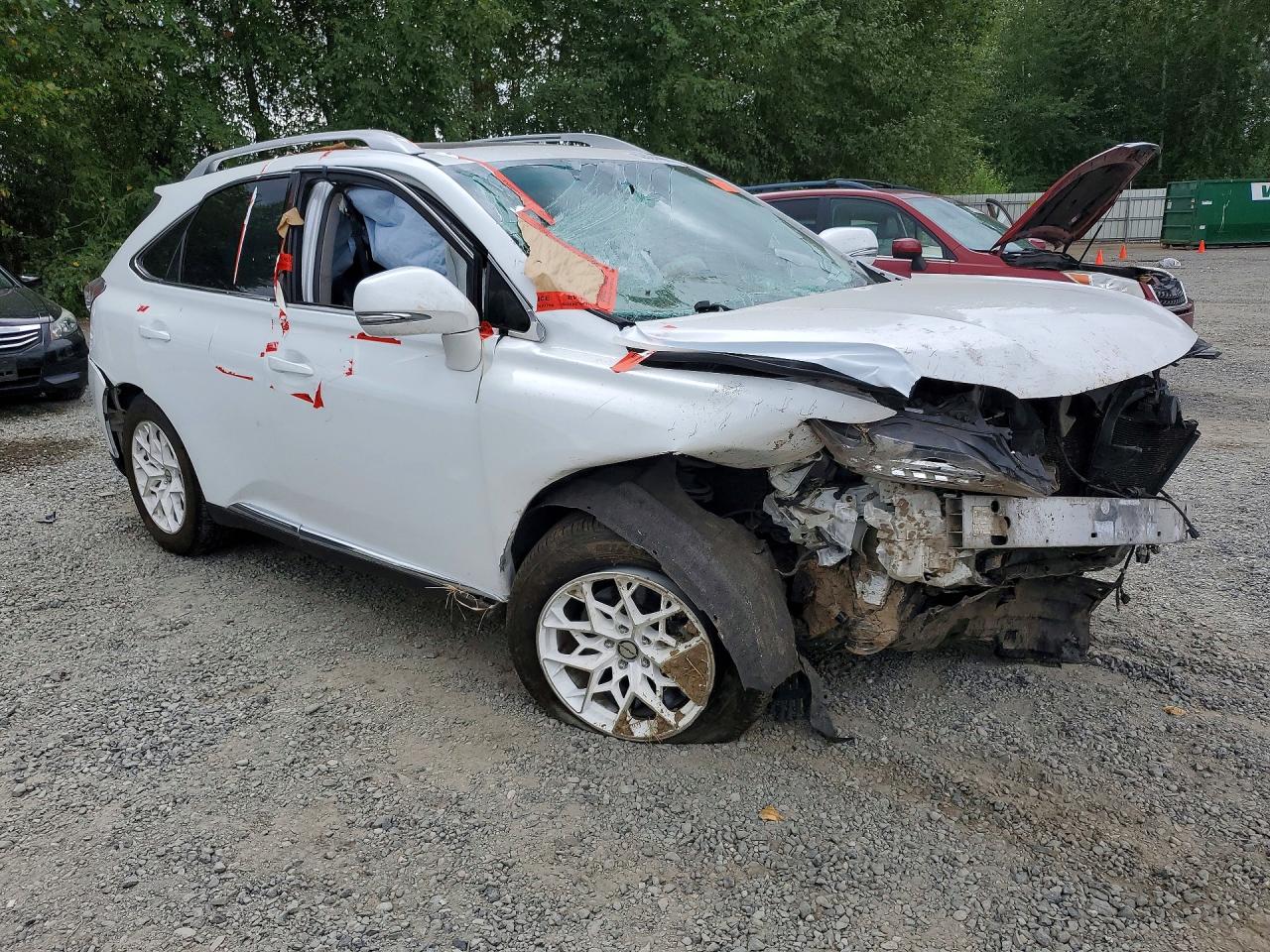 2013 Lexus Rx 350 Base Белый vin: 2T2BK1BA5DC202631