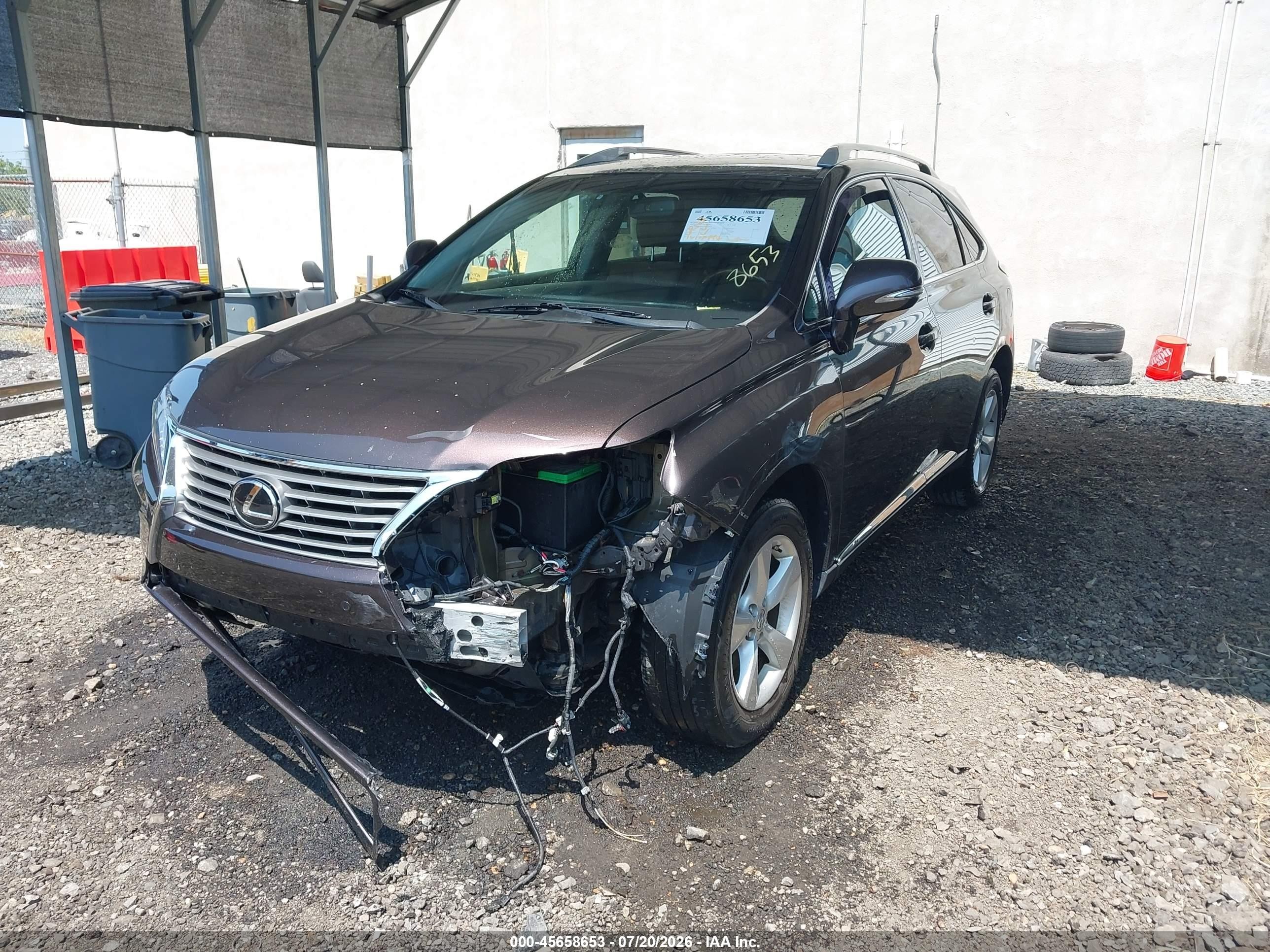 2013 Lexus Rx 350   Brown vin: 2T2BK1BA5DC207876