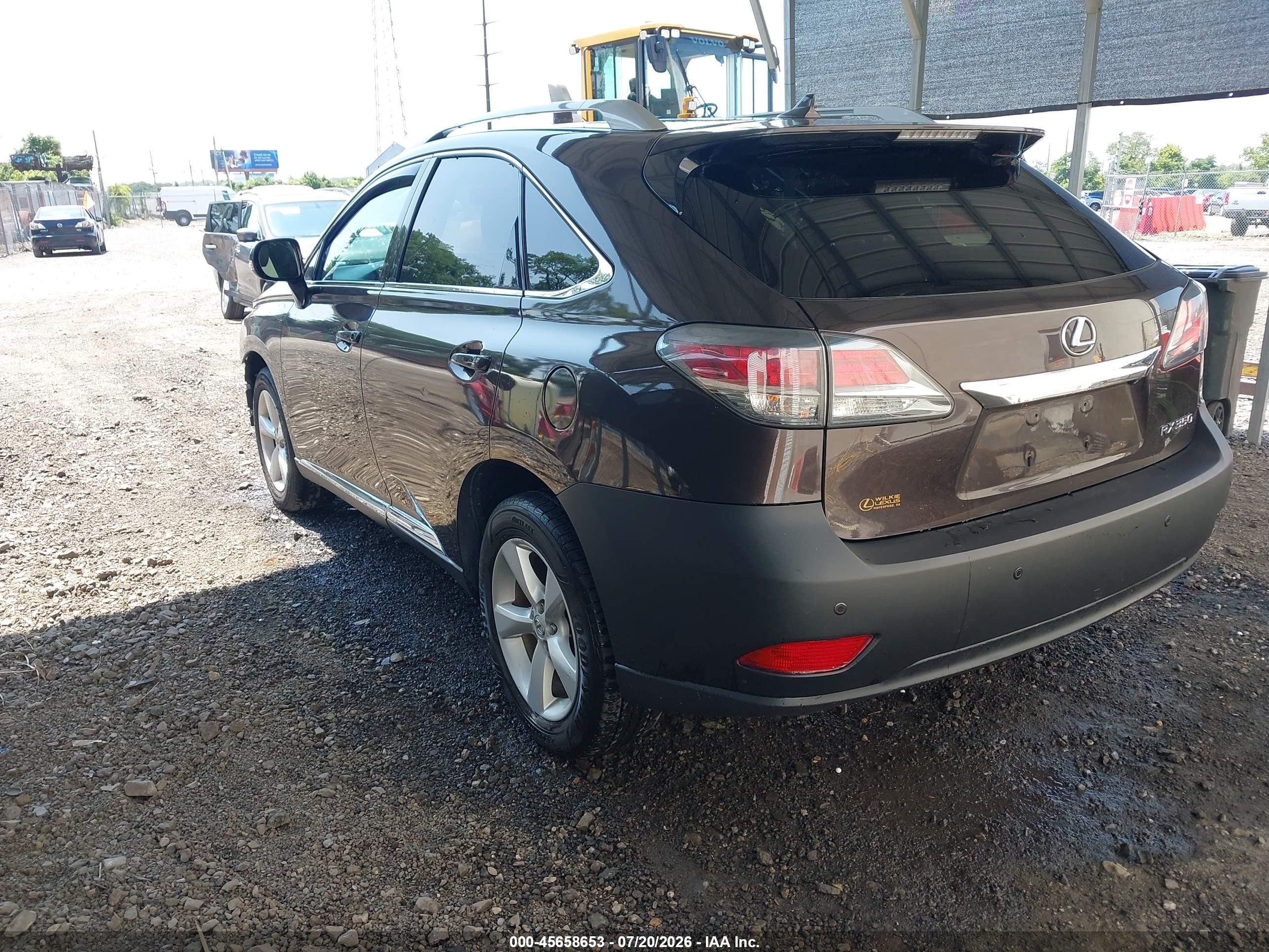 2013 Lexus Rx 350   Brown vin: 2T2BK1BA5DC207876