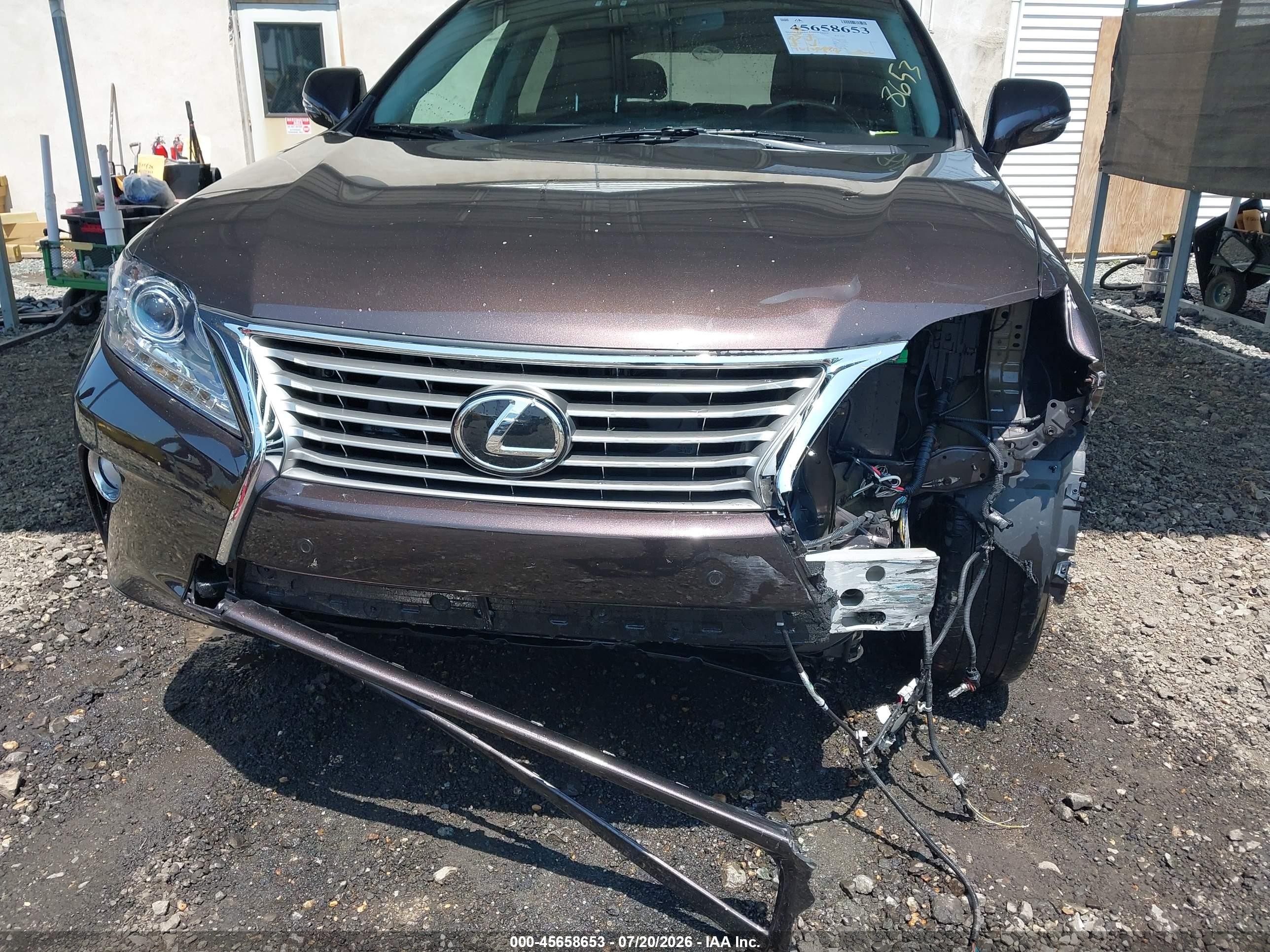2013 Lexus Rx 350   Brown vin: 2T2BK1BA5DC207876