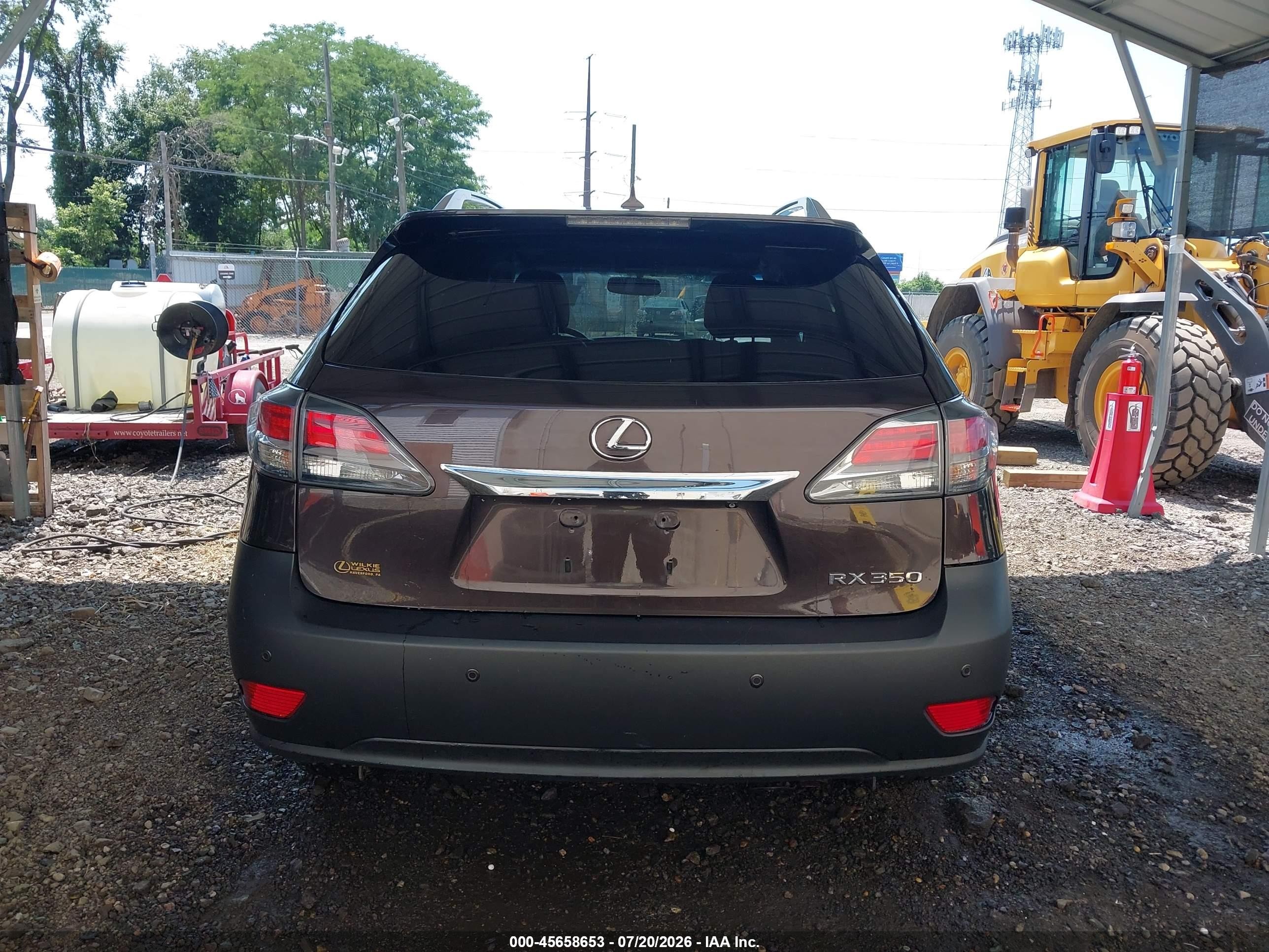 2013 Lexus Rx 350   Brown vin: 2T2BK1BA5DC207876