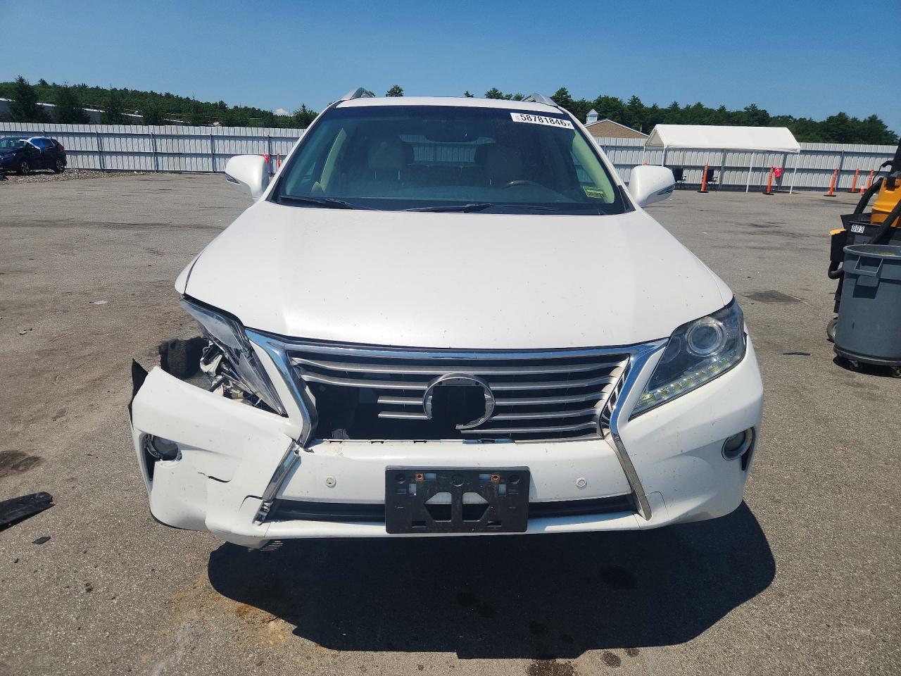2013 Lexus Rx 350 Base Белый vin: 2T2BK1BA5DC210826