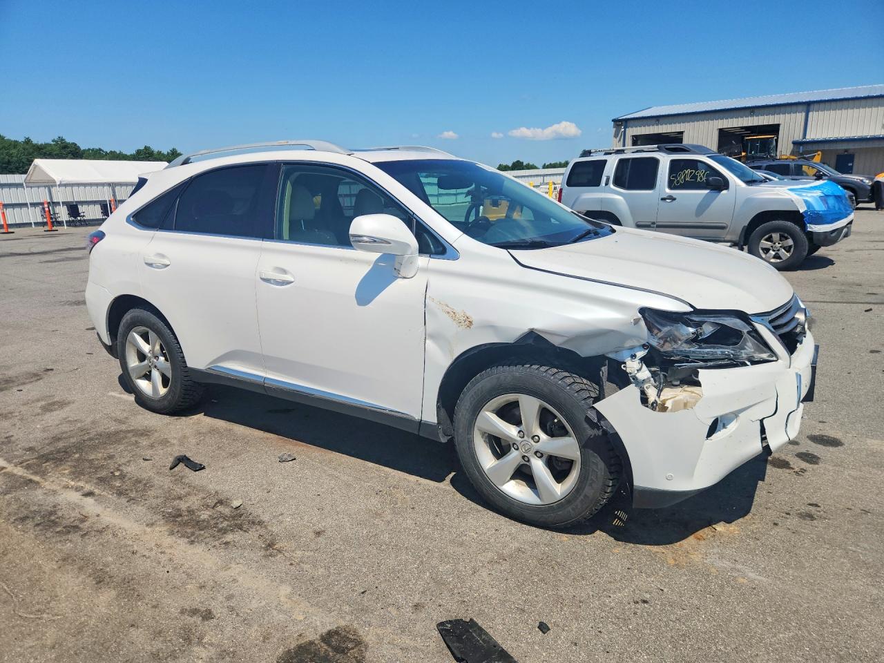 2013 Lexus Rx 350 Base Белый vin: 2T2BK1BA5DC210826