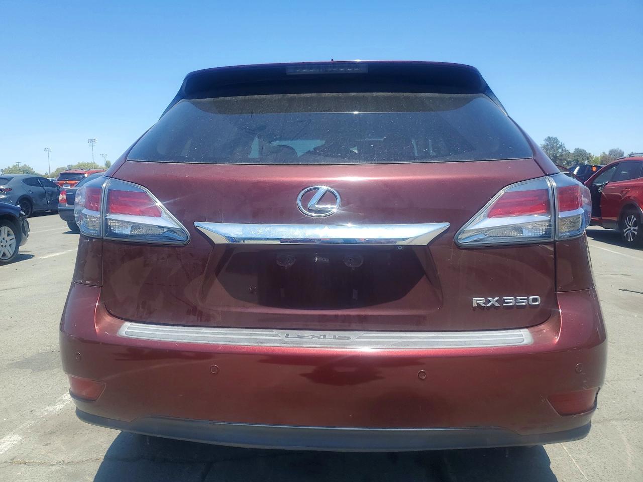 2014 Lexus Rx 350 Base Burgundy vin: 2T2BK1BA5EC227952