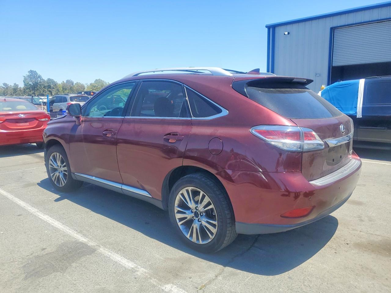 2014 Lexus Rx 350 Base Burgundy vin: 2T2BK1BA5EC227952