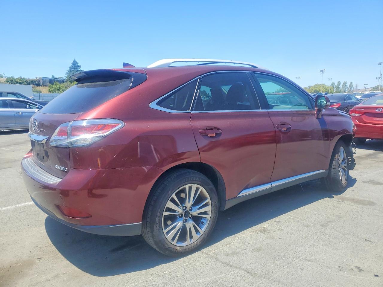 2014 Lexus Rx 350 Base Burgundy vin: 2T2BK1BA5EC227952