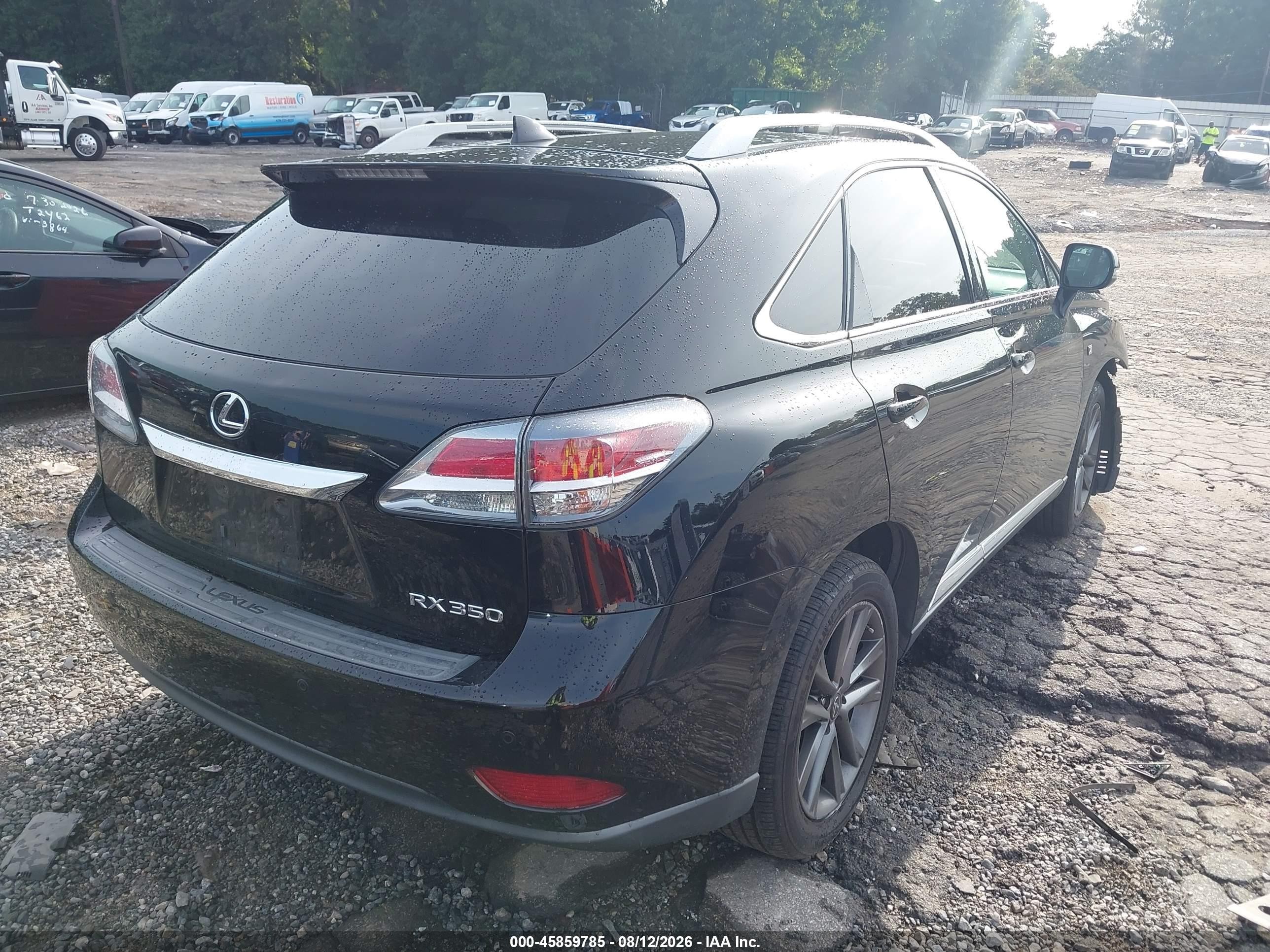 2014 Lexus Rx 350 F Sport Черный vin: 2T2BK1BA5EC244668