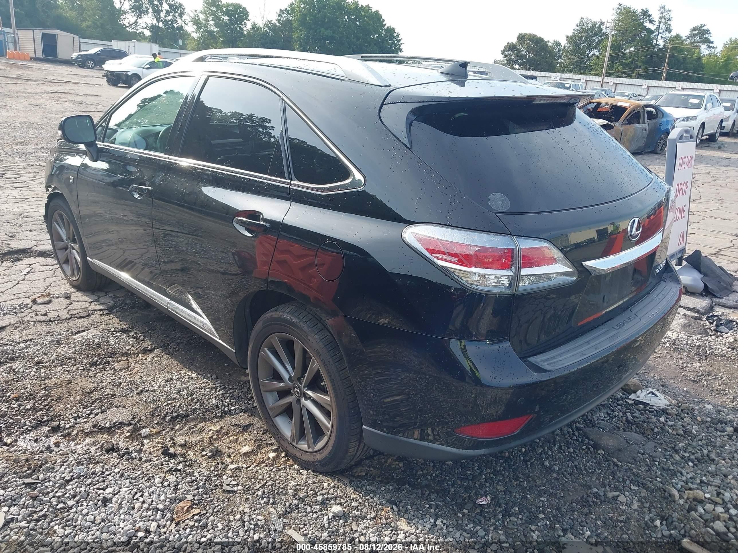 2014 Lexus Rx 350 F Sport Черный vin: 2T2BK1BA5EC244668