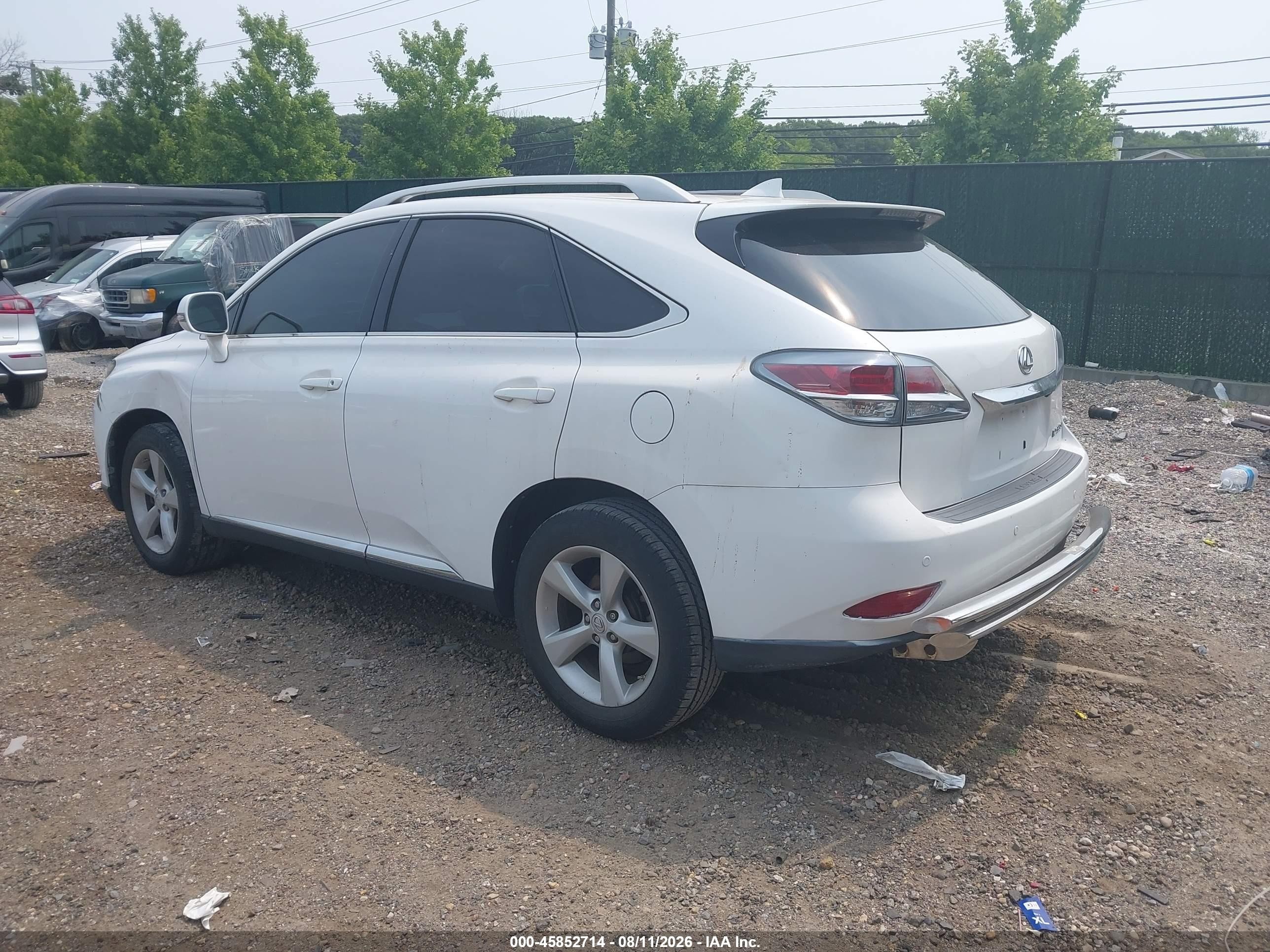 2015 Lexus Rx 350   White vin: 2T2BK1BA5FC259074