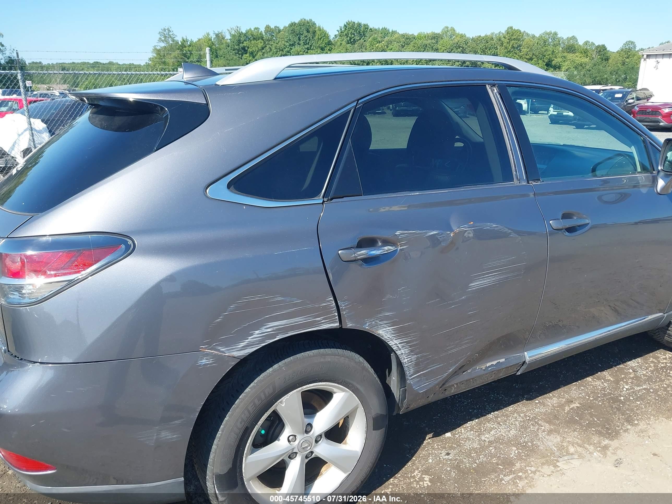 2015 Lexus Rx 350   Серый vin: 2T2BK1BA5FC287182