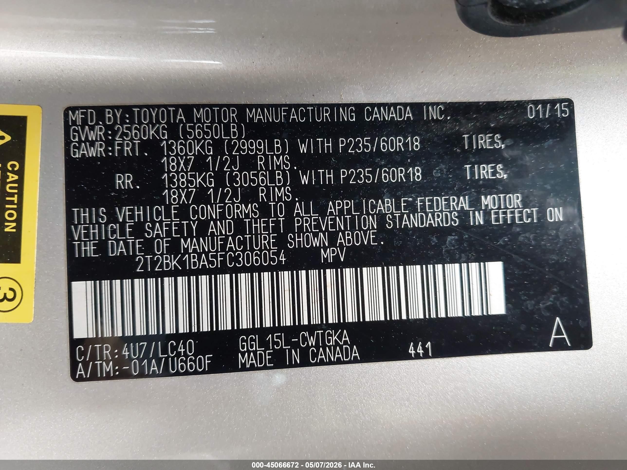 2015 Lexus Rx 350   Champagne vin: 2T2BK1BA5FC306054