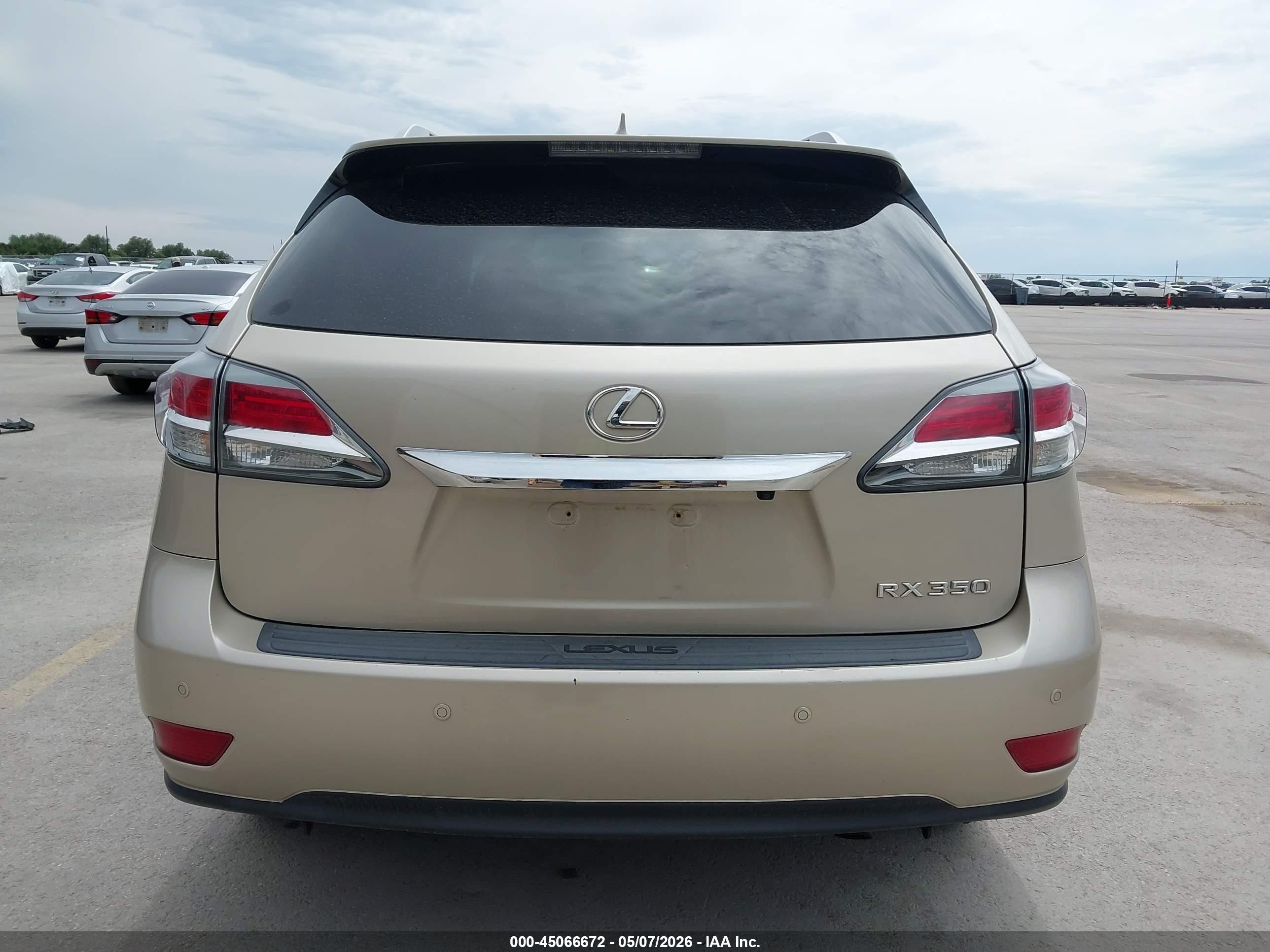 2015 Lexus Rx 350   Champagne vin: 2T2BK1BA5FC306054