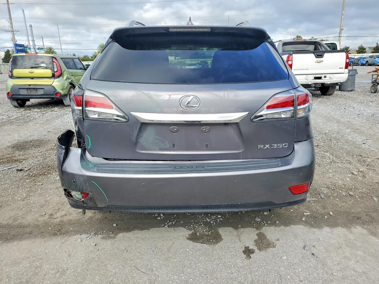 2015 Lexus Rx 350 Base Серый vin: 2T2BK1BA5FC326482