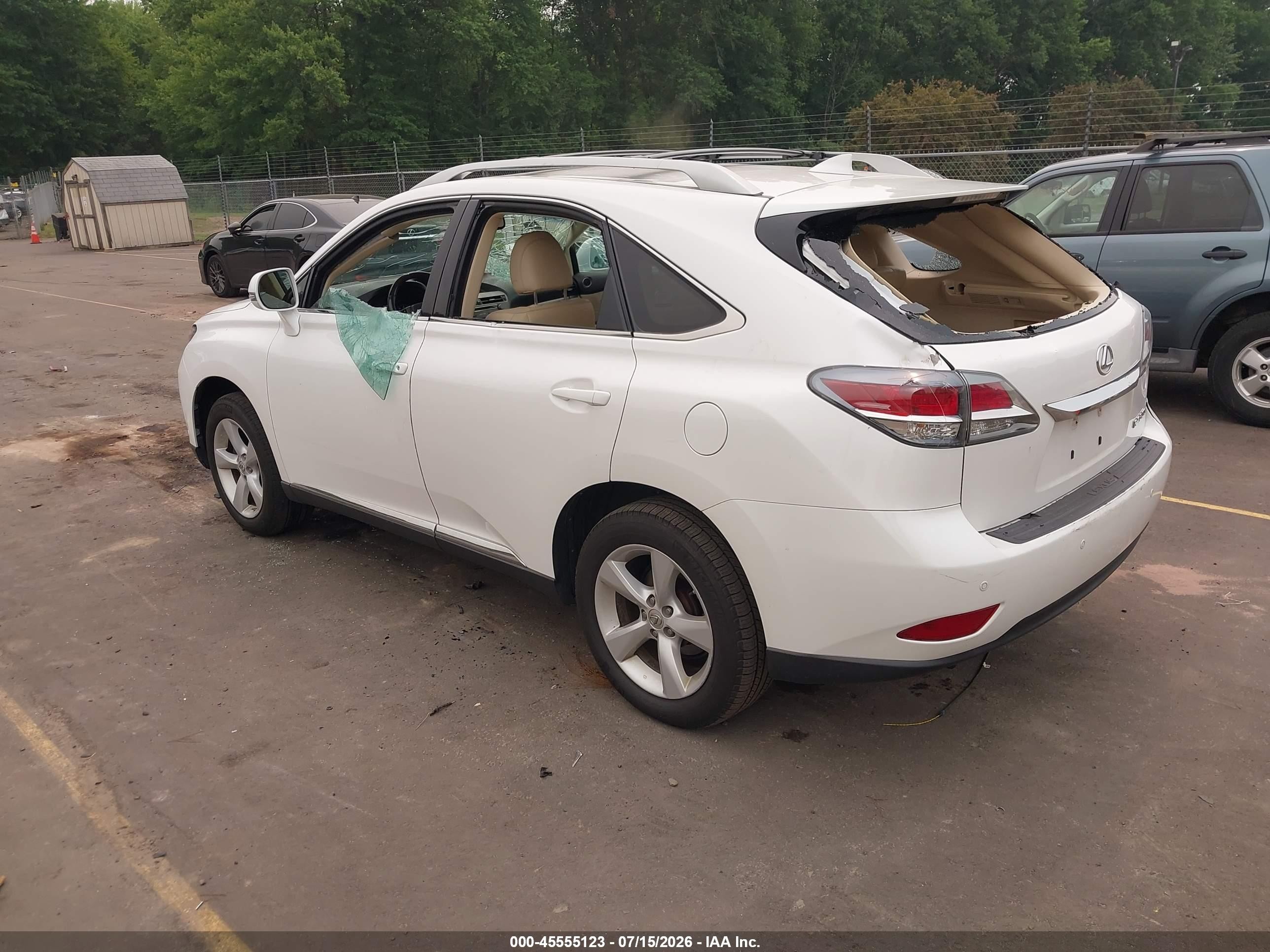 2015 Lexus Rx 350 White vin: 2T2BK1BA5FC337787