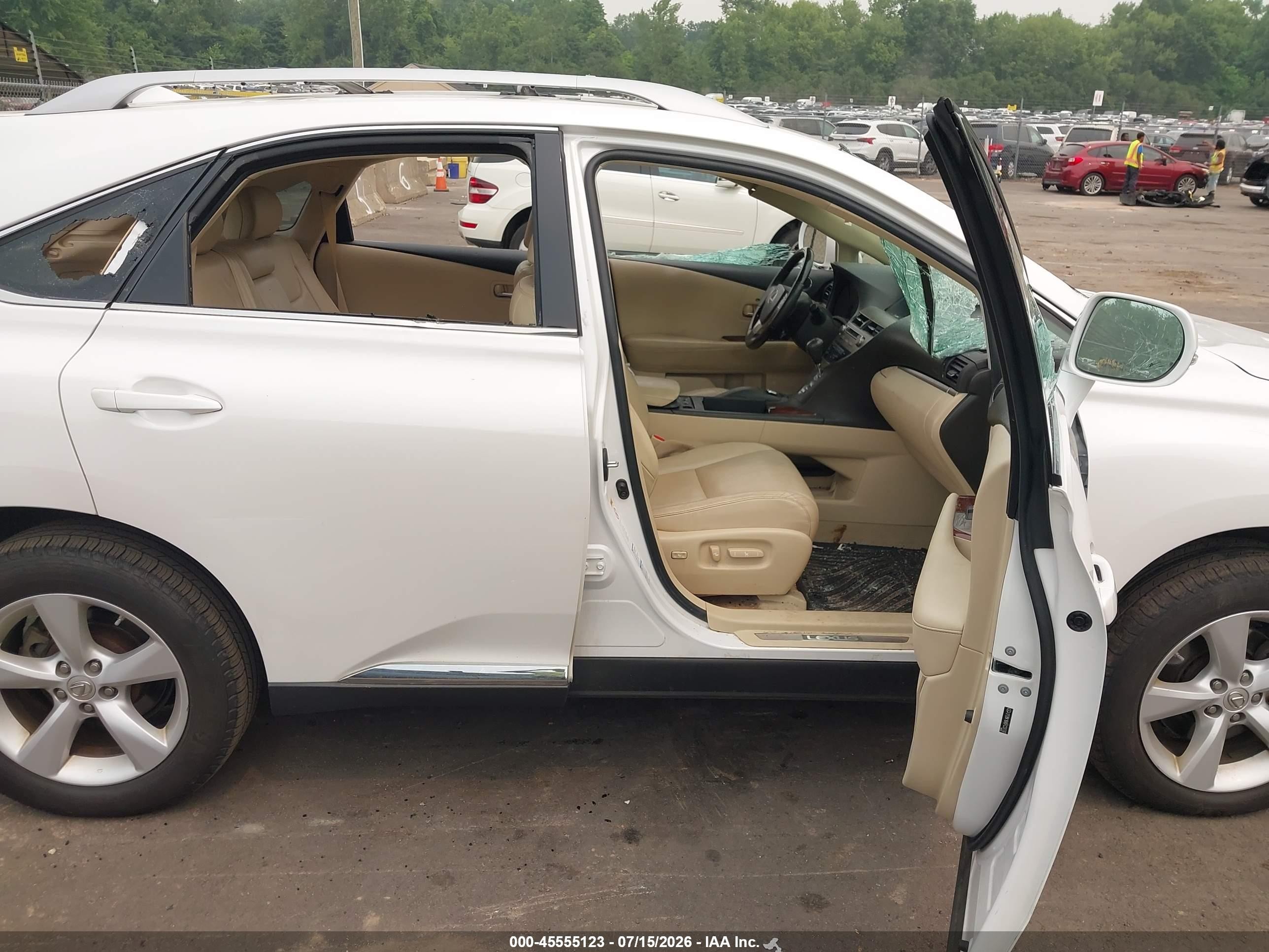 2015 Lexus Rx 350 White vin: 2T2BK1BA5FC337787