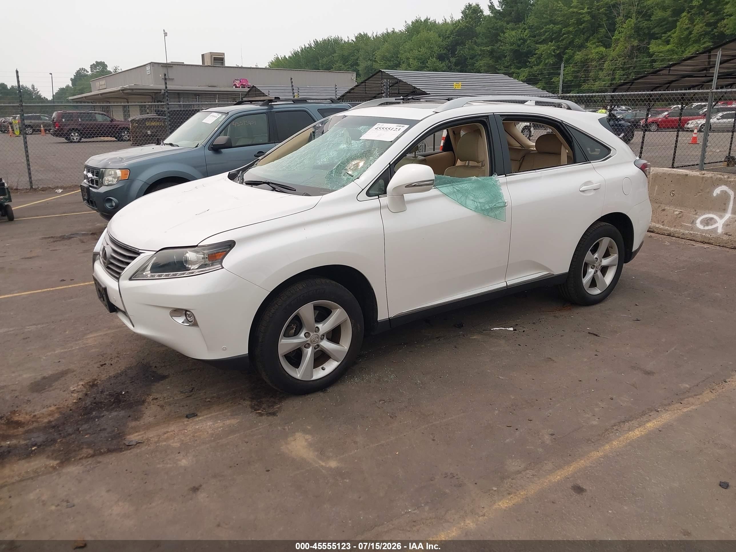 2015 Lexus Rx 350 White vin: 2T2BK1BA5FC337787