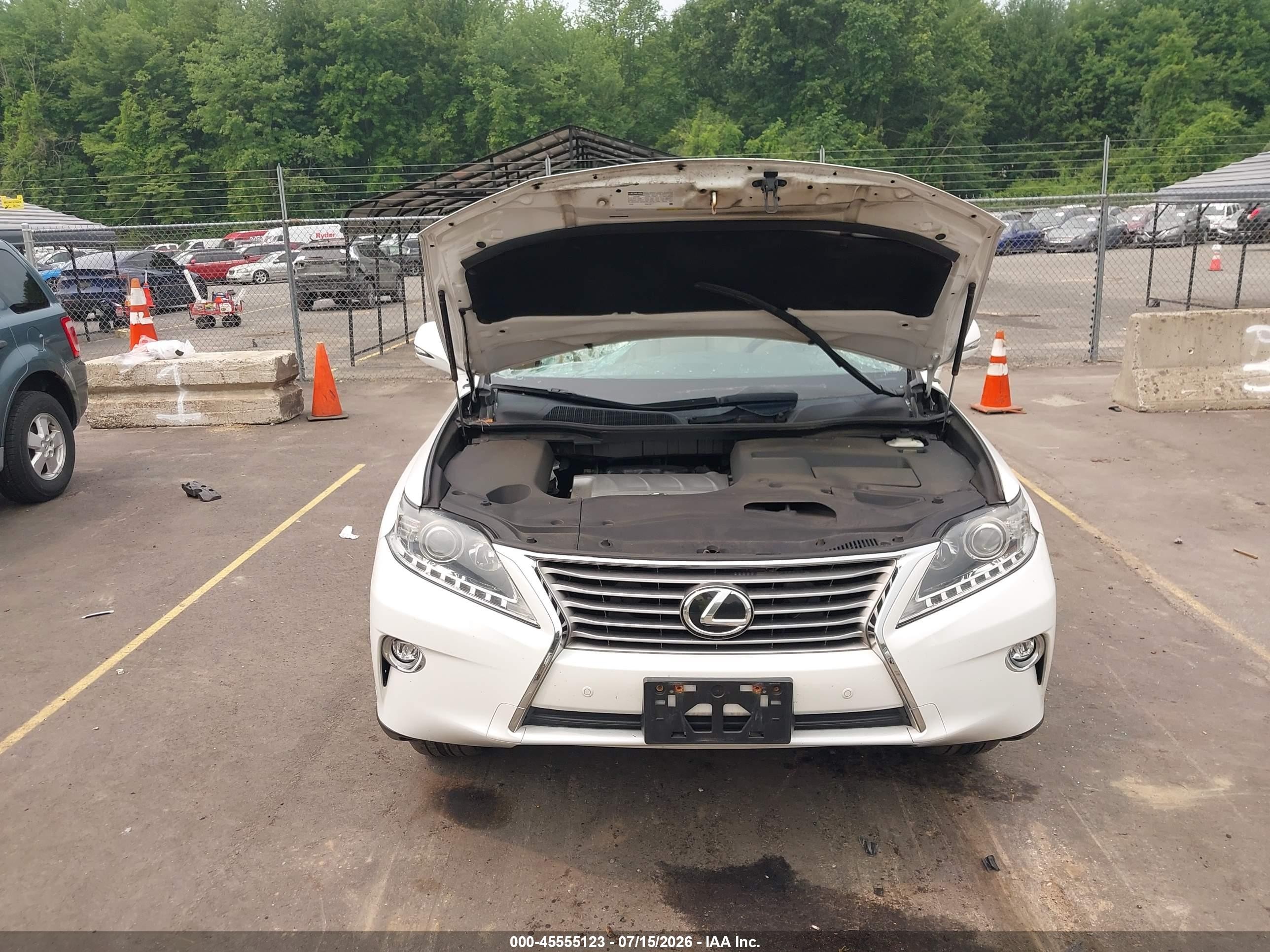 2015 Lexus Rx 350 White vin: 2T2BK1BA5FC337787
