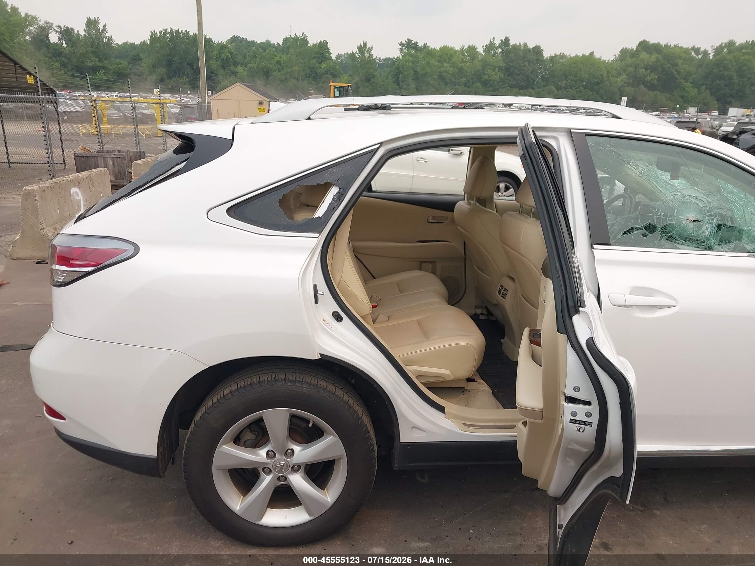 2015 Lexus Rx 350 White vin: 2T2BK1BA5FC337787