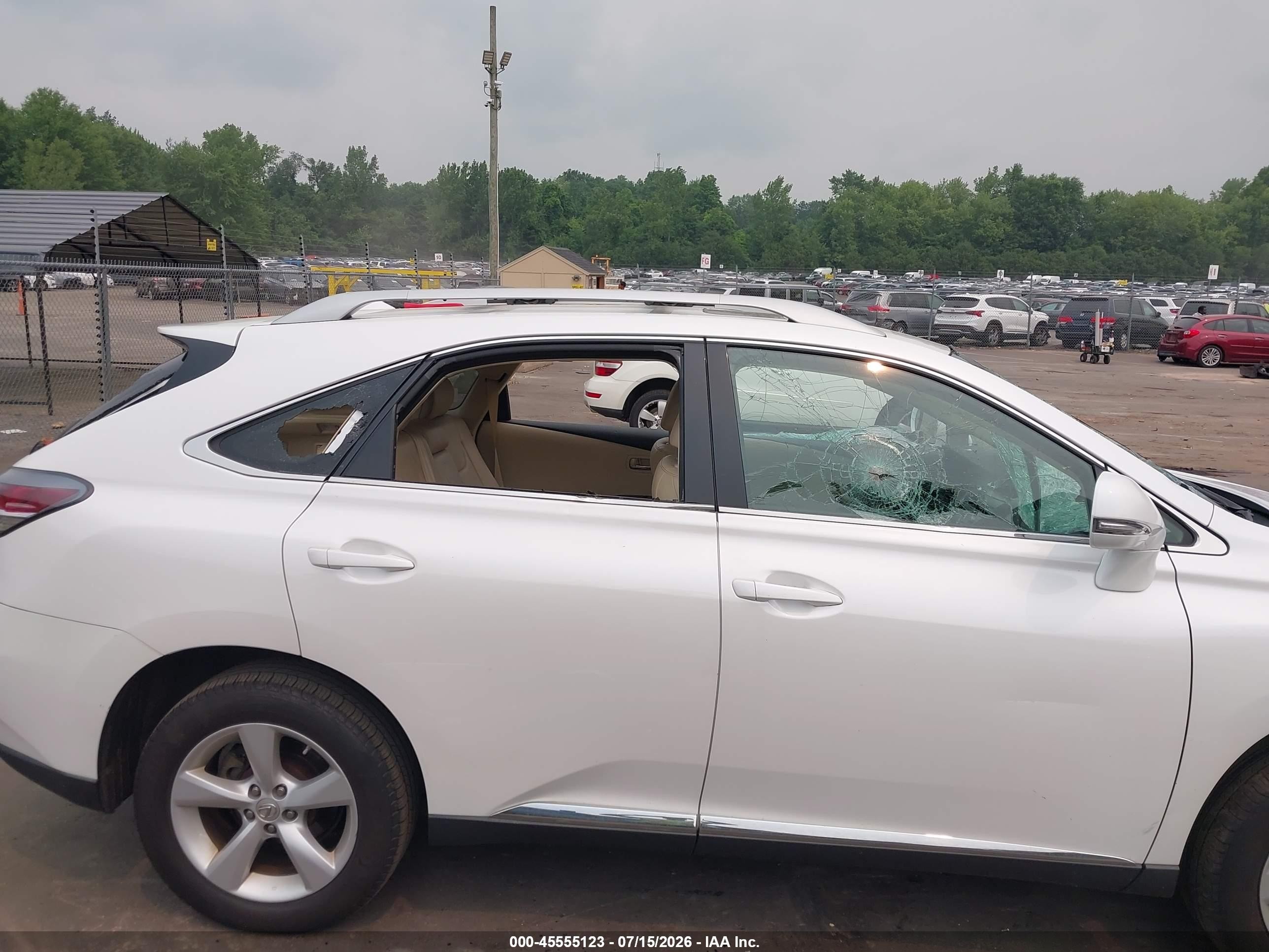 2015 Lexus Rx 350 White vin: 2T2BK1BA5FC337787